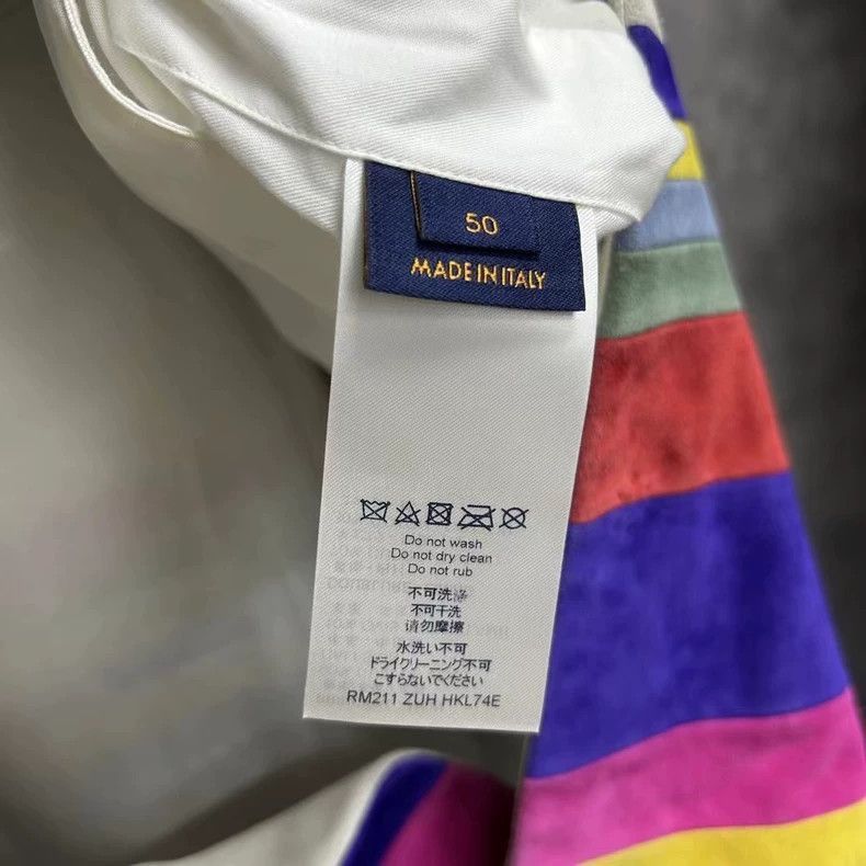 Louis Vuitton louis vuitton's new multi-colored striped print logo jacket Size US L / EU 52-54 / 3 - 4 Thumbnail