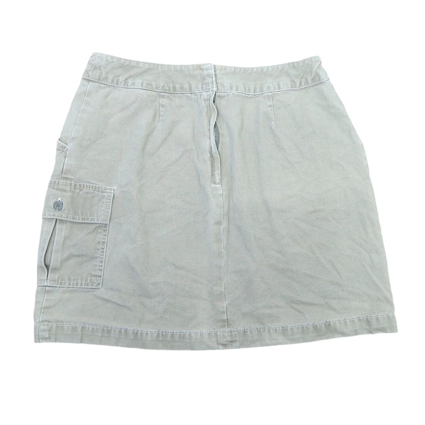 Old Navy VINTAGE Old Navy Skirt 90s Mini Casual Womens Tan Cotton Cargo Short 8 Girls? Size 30" / US 8 / IT 44 - 2 Thumbnail