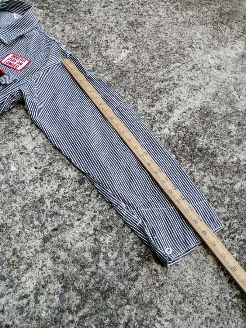 PERSON'S × Vintage Vintage Person's Hickory Stripes Overalls Size US 40 / EU 56 - 17 Thumbnail