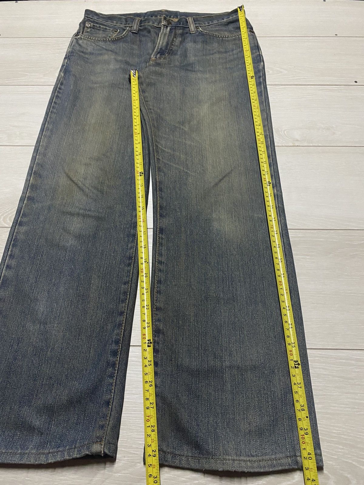 Junya Watanabe Edwin 403 International Basic Mud Wash Loose Jeans Size US 33 - 15 Thumbnail