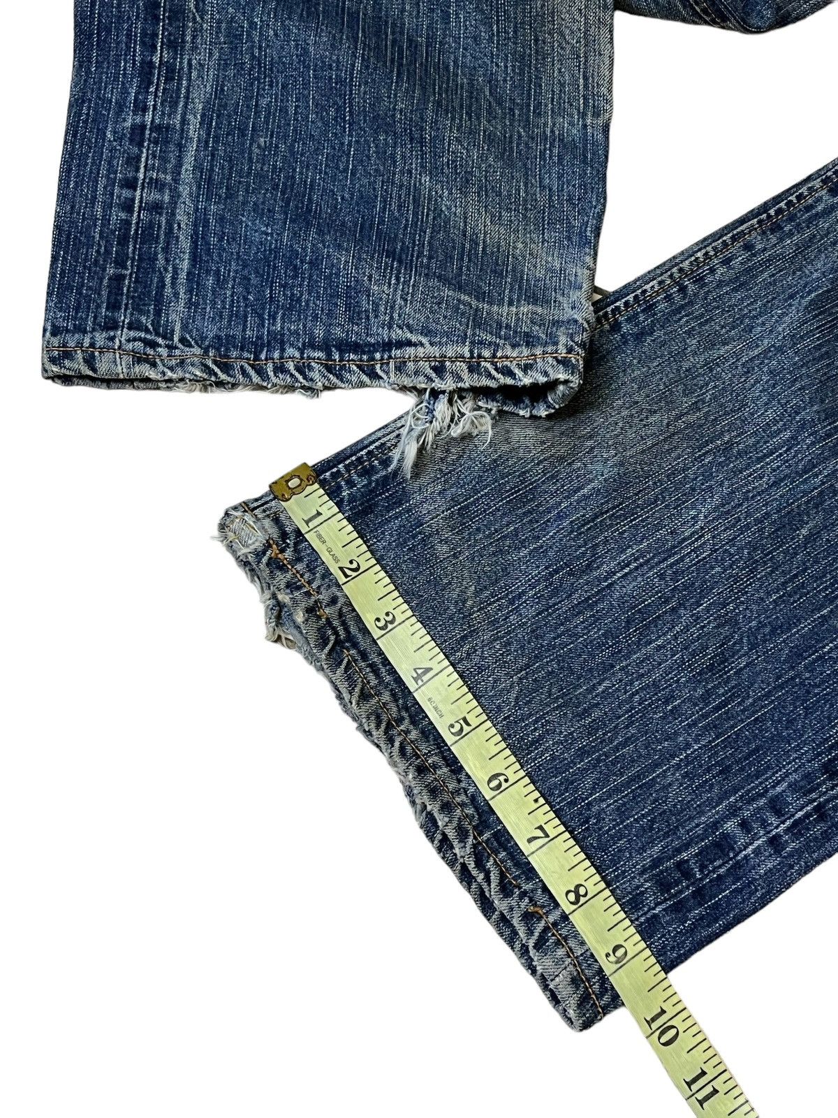 Edwin RIP🔥VINTAGE EDWIN 505-Z BUTTON FLY DISTRESSED SELVEDGE DENIM Size US 32 / EU 48 - 17 Thumbnail