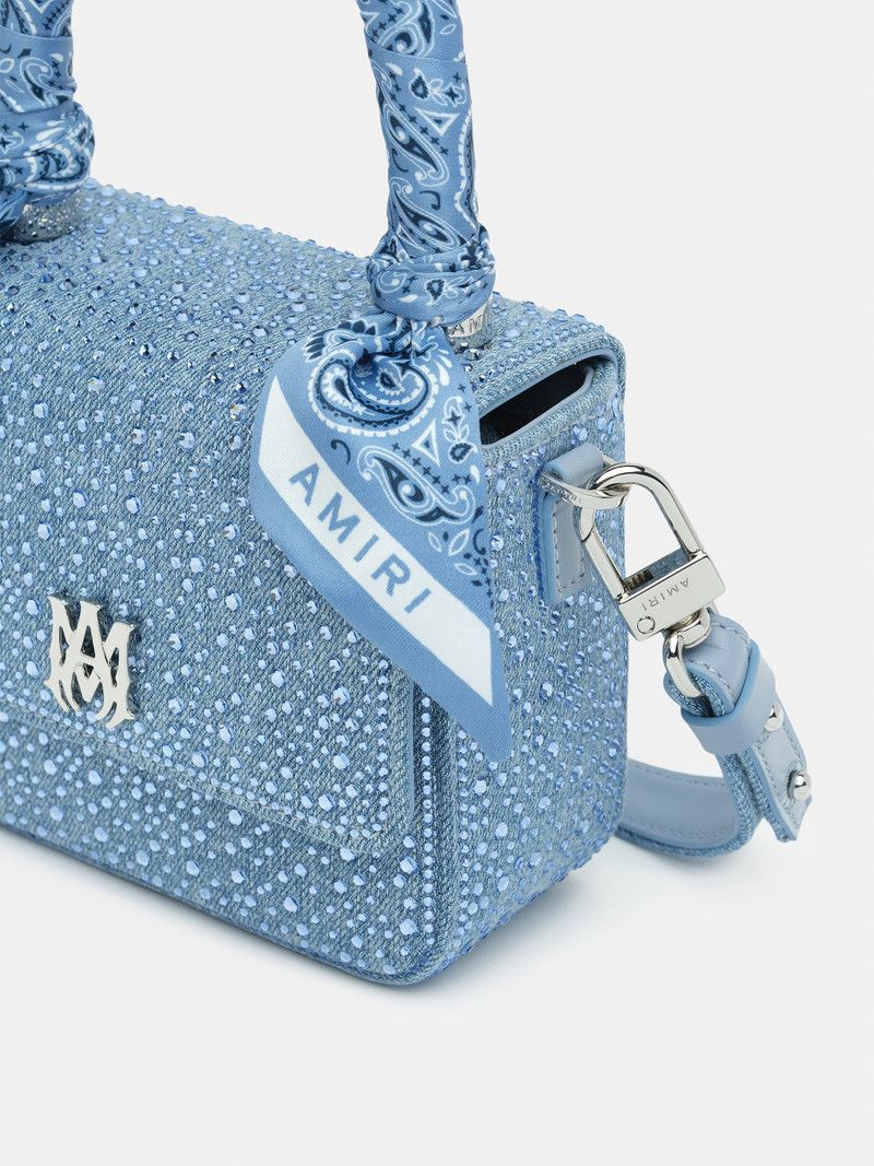 Amiri o1s1wg110426 Size: OS / Crystal Denim Micro MA Bag in Blue Size ONE SIZE - 4 Thumbnail