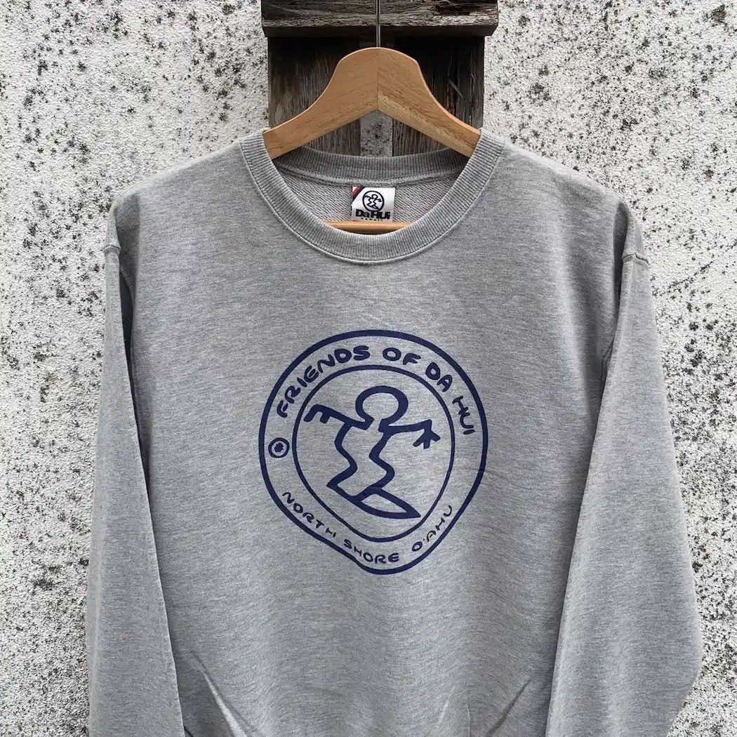 Japanese Brand Da Huii Hawaii Crewneck Big Logo Sweater Jumper Pullover Size US M / EU 48-50 / 2 - 3 Thumbnail