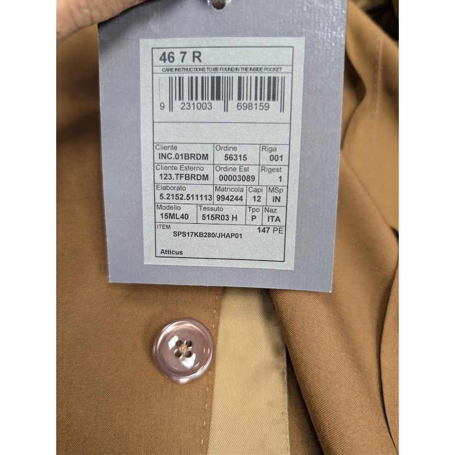 Tom Ford o1rshd1 Blazer Jacket in Brown Size US S / EU 44-46 / 1 - 22 Thumbnail