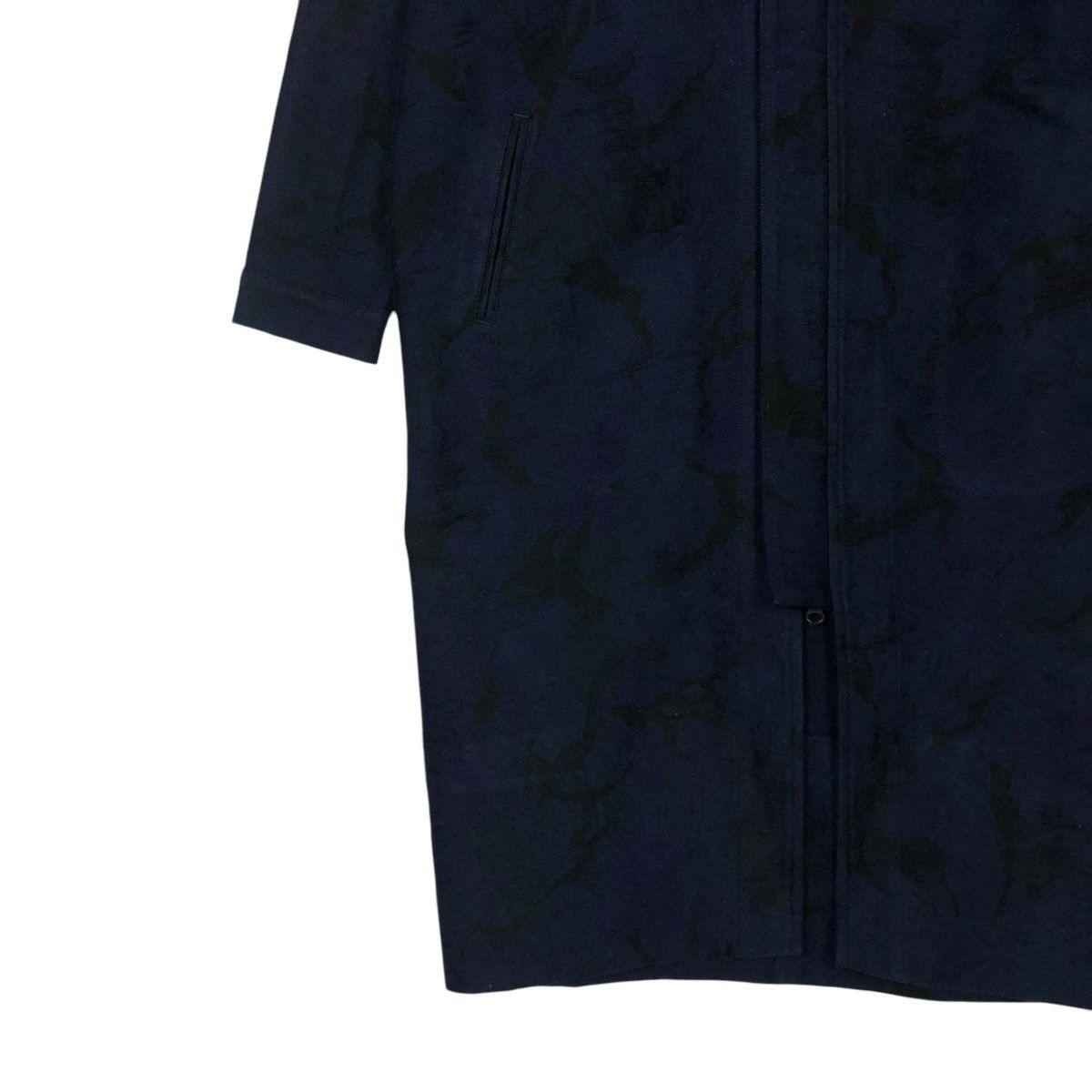 Yohji Yamamoto 🔥VINTAGE Y’S YOHJI YAMAMOTO LONG JACKET DENIM FLORAL Size US M / EU 48-50 / 2 - 7 Thumbnail