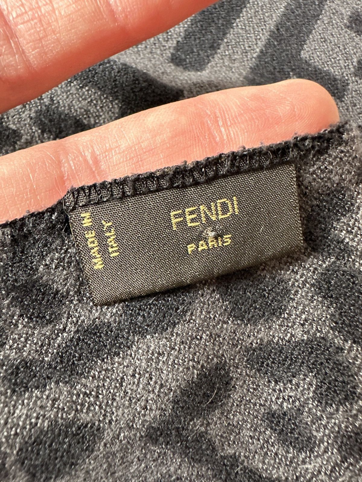 Fendi Fendi scarf monogram 100% wool Size ONE SIZE - 10 Thumbnail
