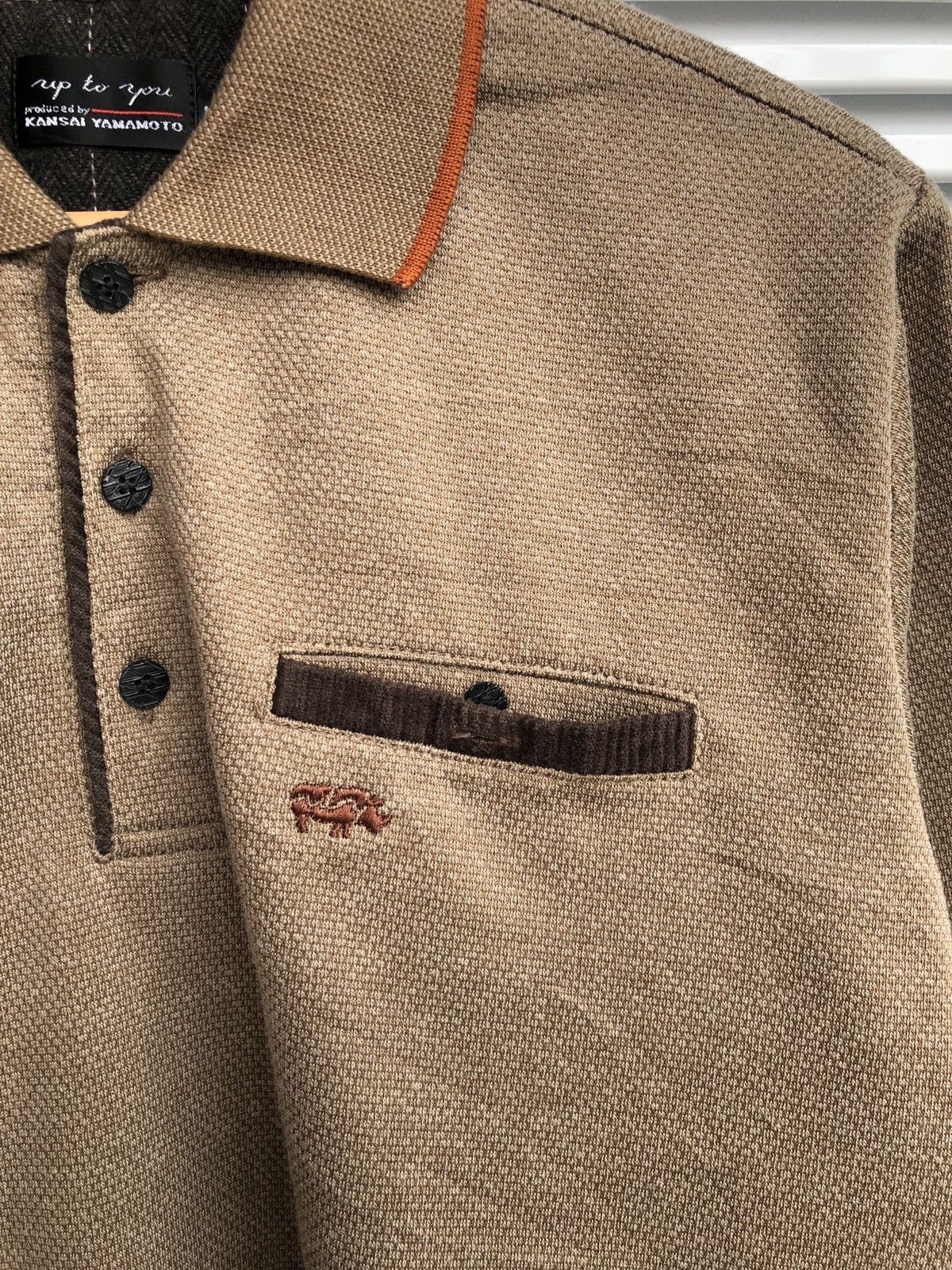 Japanese Brand Kansai Yamamoto Polo Crewneck/ Travis Yohji Flacko Scott Size US M / EU 48-50 / 2 - 2 Thumbnail
