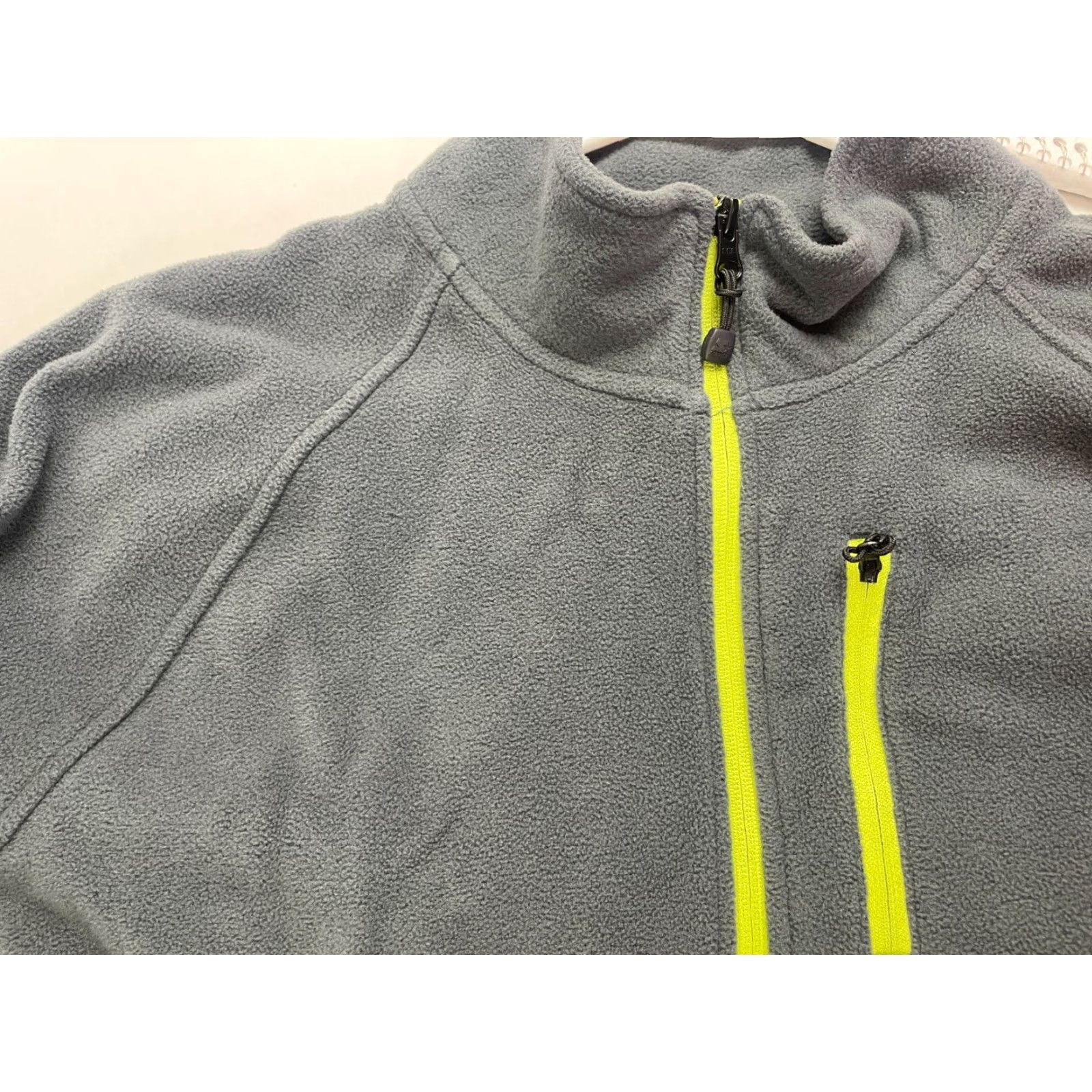 Starter Starter Jacket Men's Large Gray Pullover 1/4 Zip Mock Neck Fleece Sweater Size US L / EU 52-54 / 3 - 4 Thumbnail