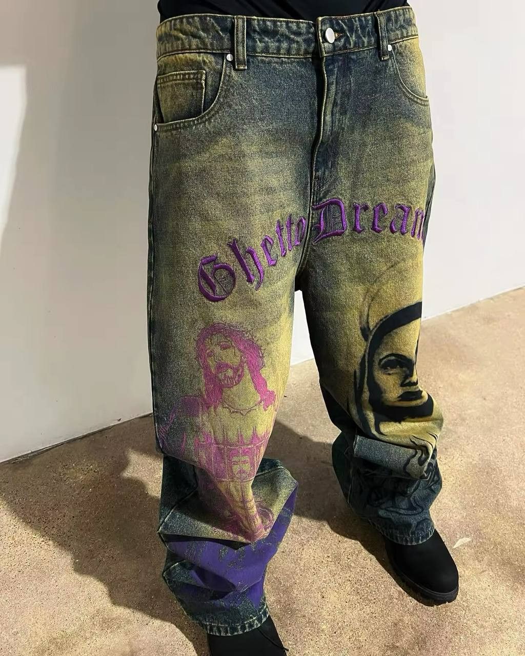 Japanese Brand × Vintage Gheto Dreams juicy baggy jeans Size US 36 / EU 52 - 5 Thumbnail
