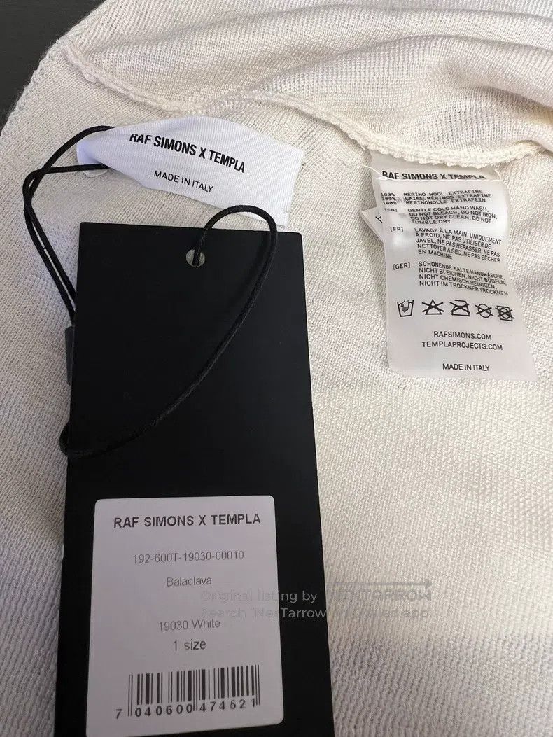 Raf Simons Raf Simons All-wool ski head cover Size ONE SIZE - 6 Thumbnail