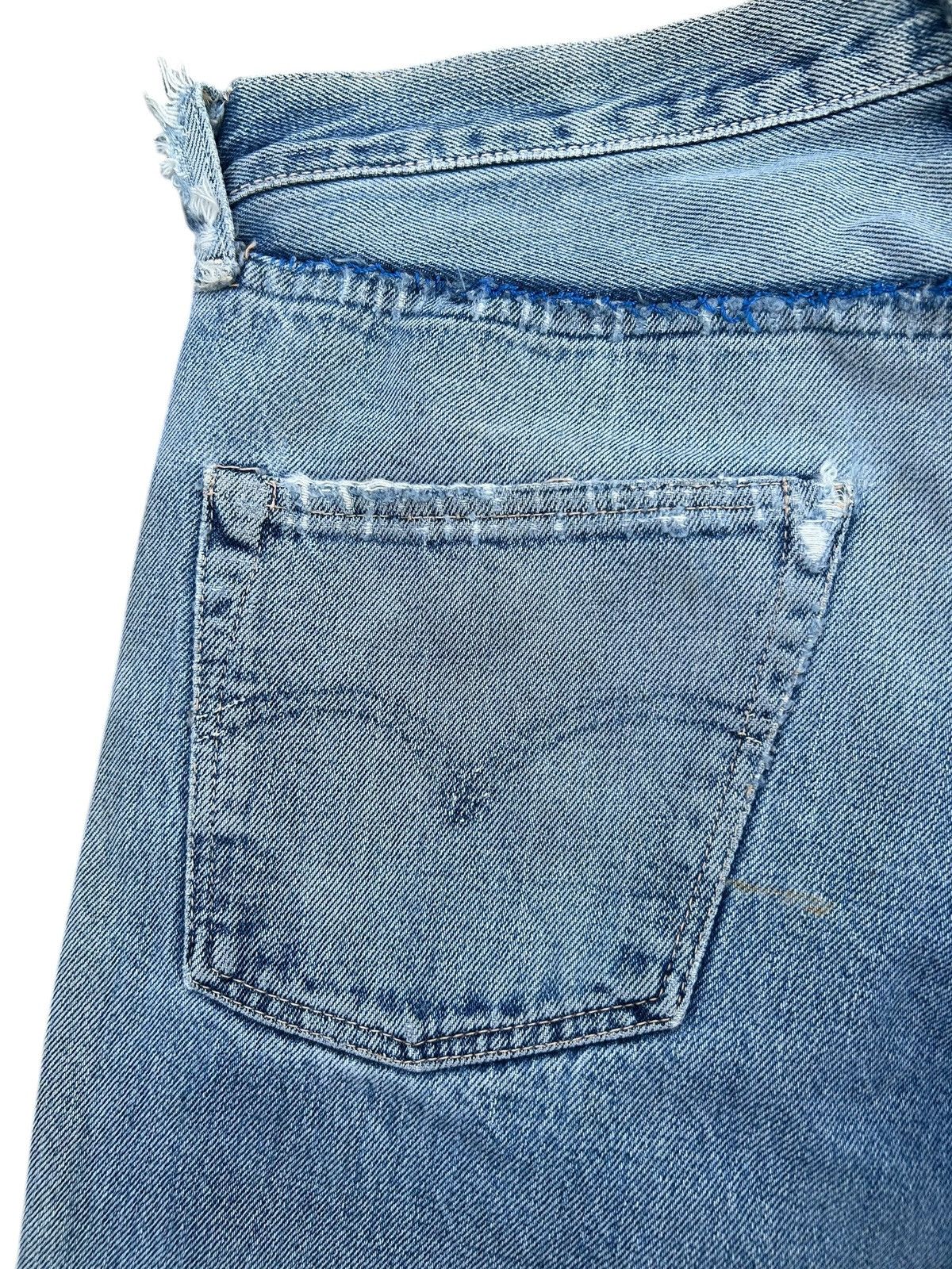 Kapital Thrashed Vintage Levis Big E Selvedge Denim Jeans Size US 34 / EU 50 - 15 Thumbnail