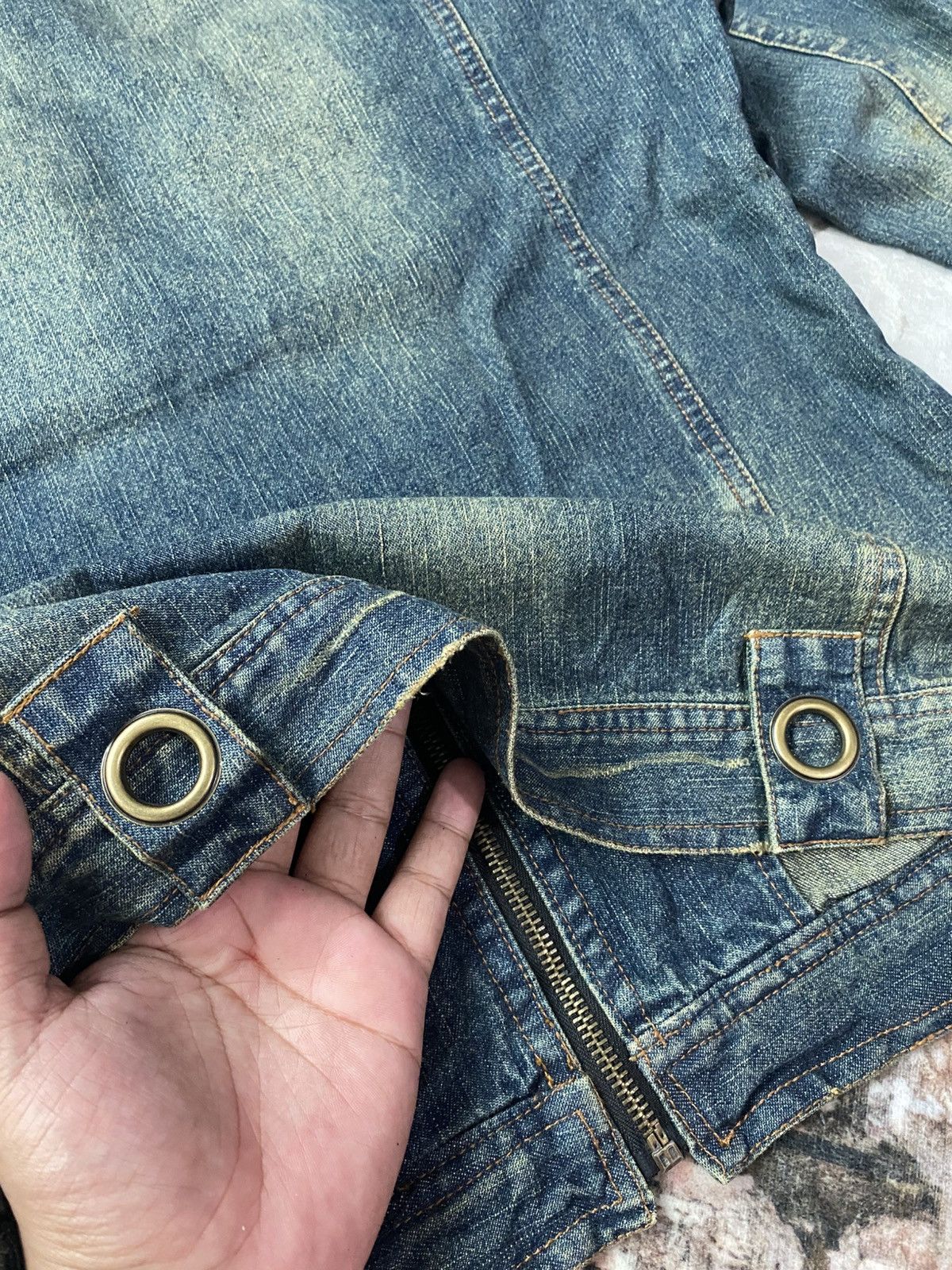 If Six Was Nine × In The Attic × Japanese Brand Vintage In The Attic Rider Punk Denim Jacket Size US M / EU 48-50 / 2 - 6 Thumbnail