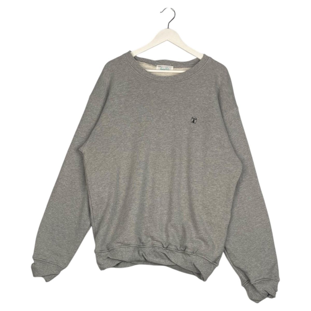 Hombre Nino × Vintage Vintage Hombre Nino Embroidered Crewneck Sweatshirt Gray Size US M / EU 48-50 / 2 - 2 Thumbnail