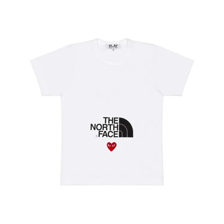 Comme des Garcons Comme des Garcons Play x The North Face White T-Shirt 0079 Size L / US 10 / IT 46 - 1 Thumbnail