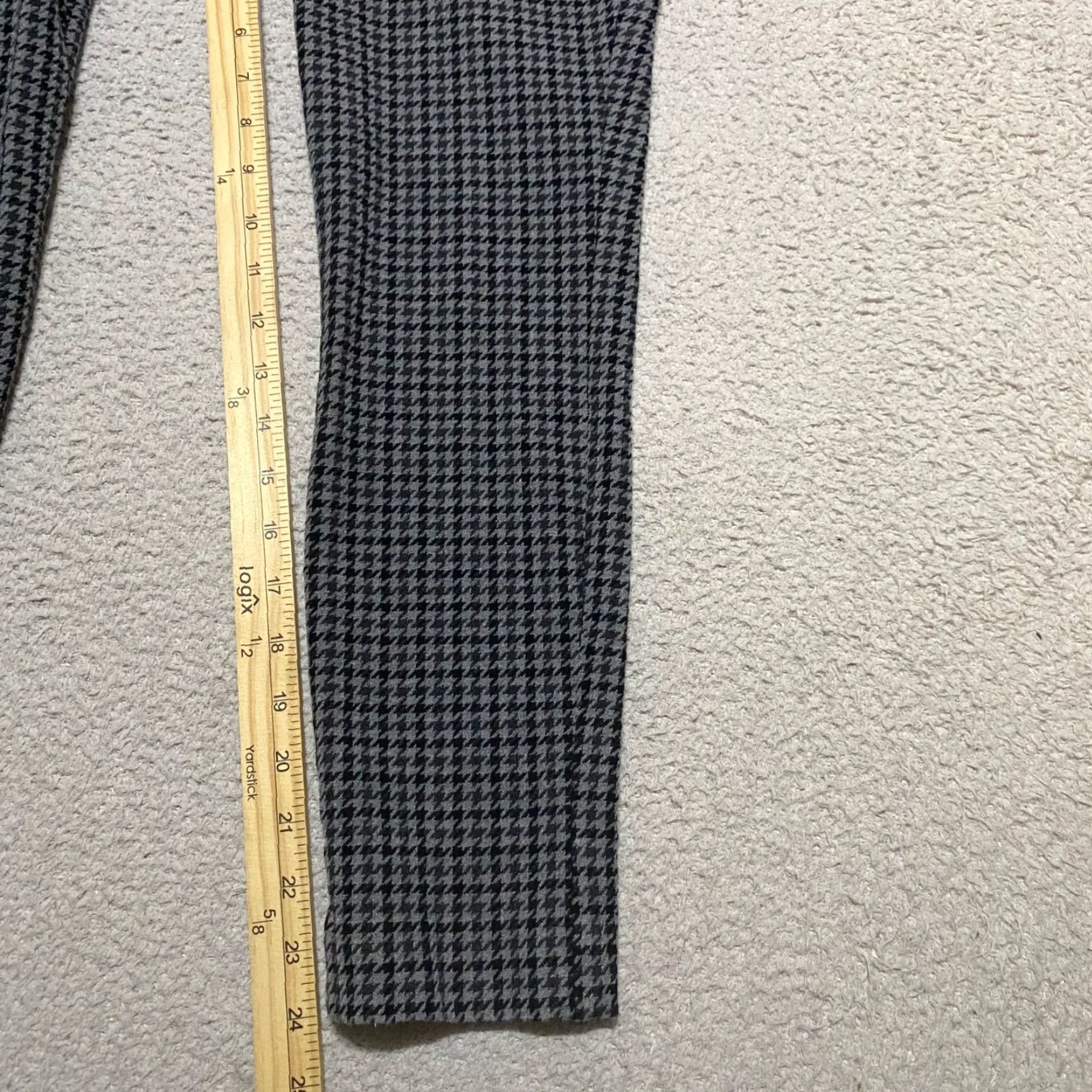 Old Navy Old Navy Womens Pants Gray Plaid Pixie Skinny Ankle High Rise Pockets 2 Size 26" / US 2 / IT 38 - 6 Thumbnail