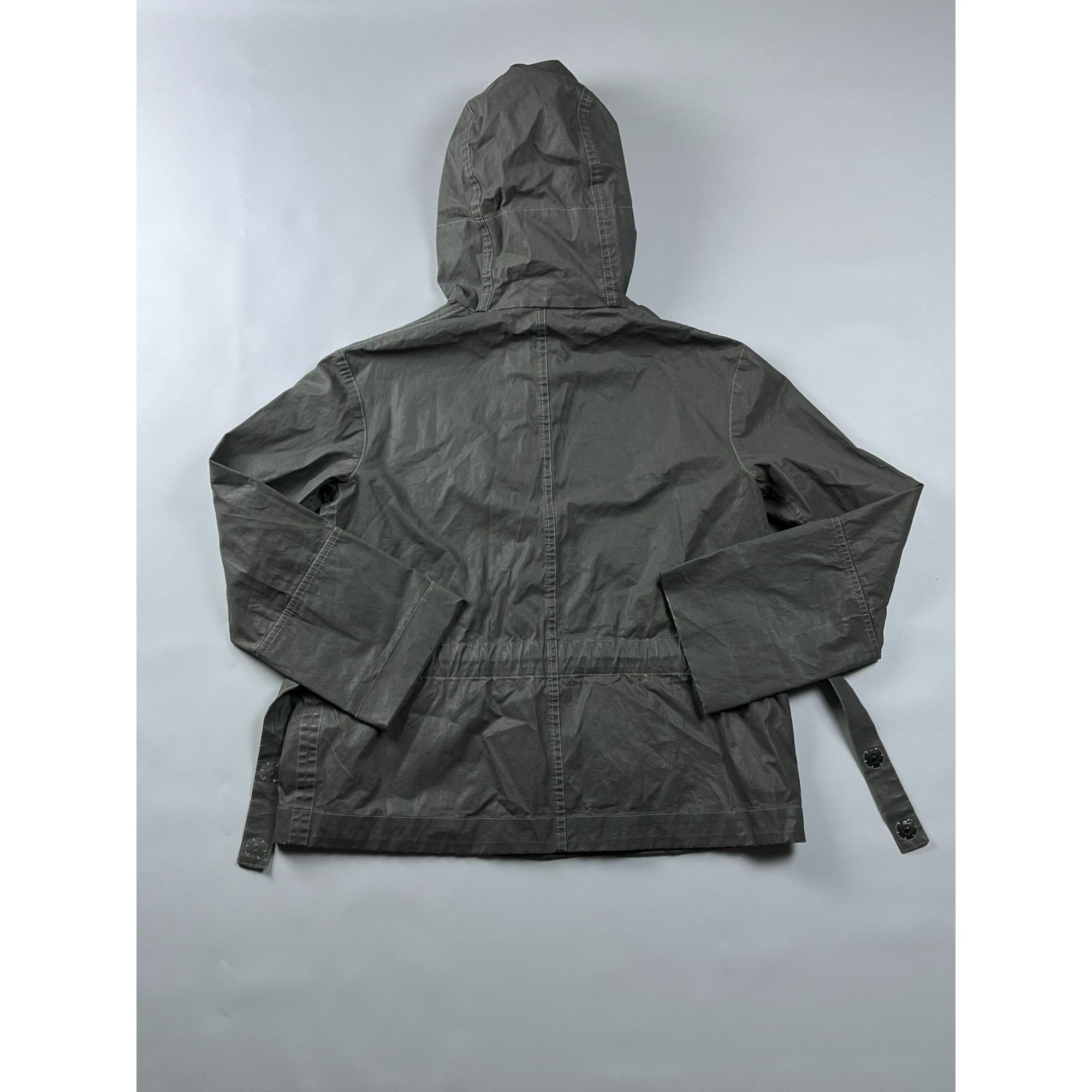 Annette Gortz Annette Görtz Gray & Beige Zip-Up RainJacket Size M / US 6-8 / IT 42-44 - 7 Thumbnail