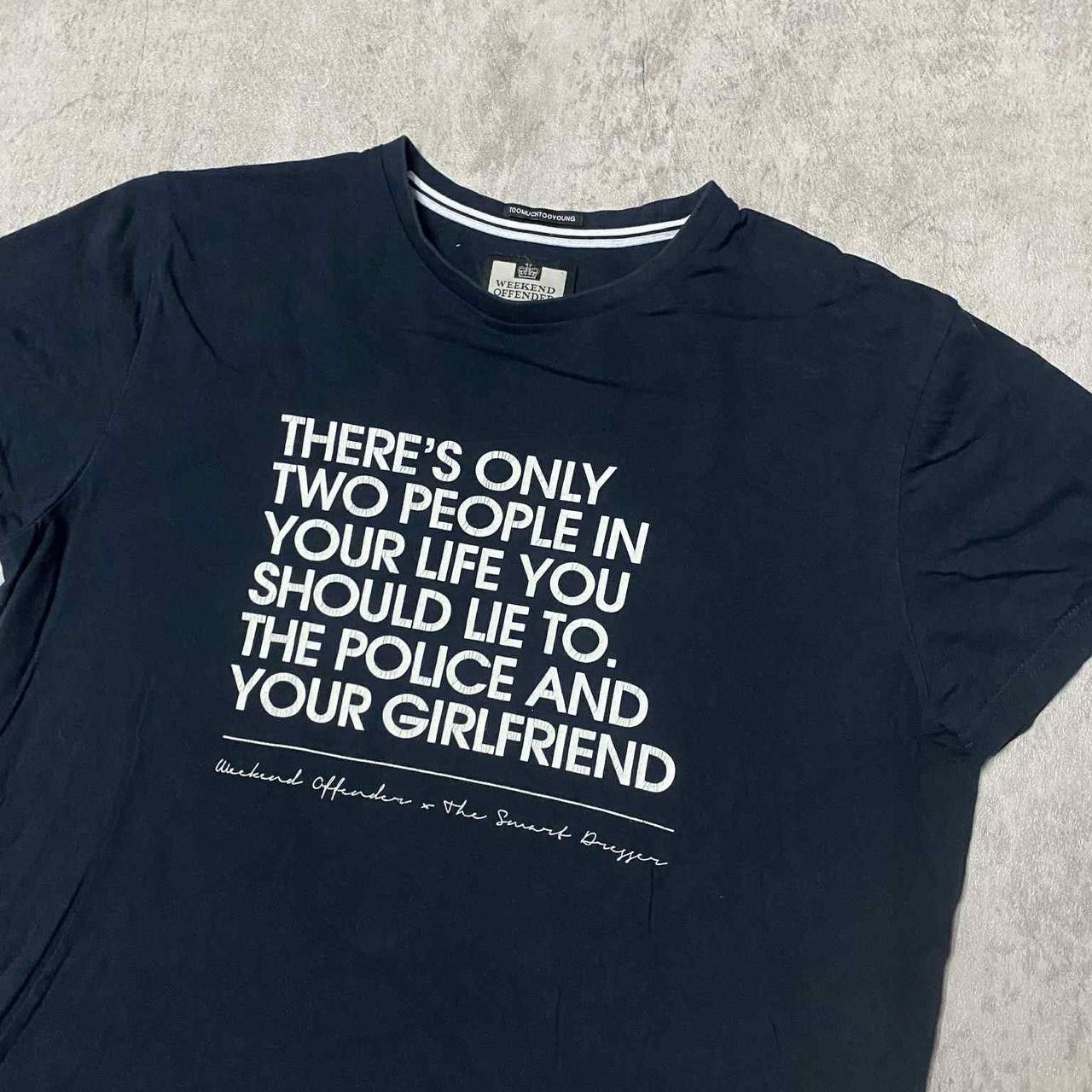 Weekend Offender Black and white "There's Only Two People" T-shirt #indie Size US M / EU 48-50 / 2 - 2 Thumbnail