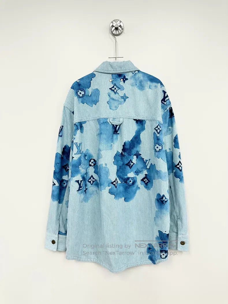 Louis Vuitton Louis Vuitton Blue ink stripe print long-sleeve shirt jack Size US S / EU 44-46 / 1 - 2 Thumbnail