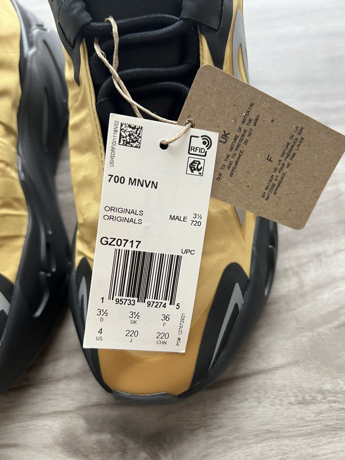 Yeezy Adidas Yeezy Boost 700 MNVN Honey Flux Size 4 men/ 5.5 Women Size US 5.5 / IT 35.5 - 7 Thumbnail