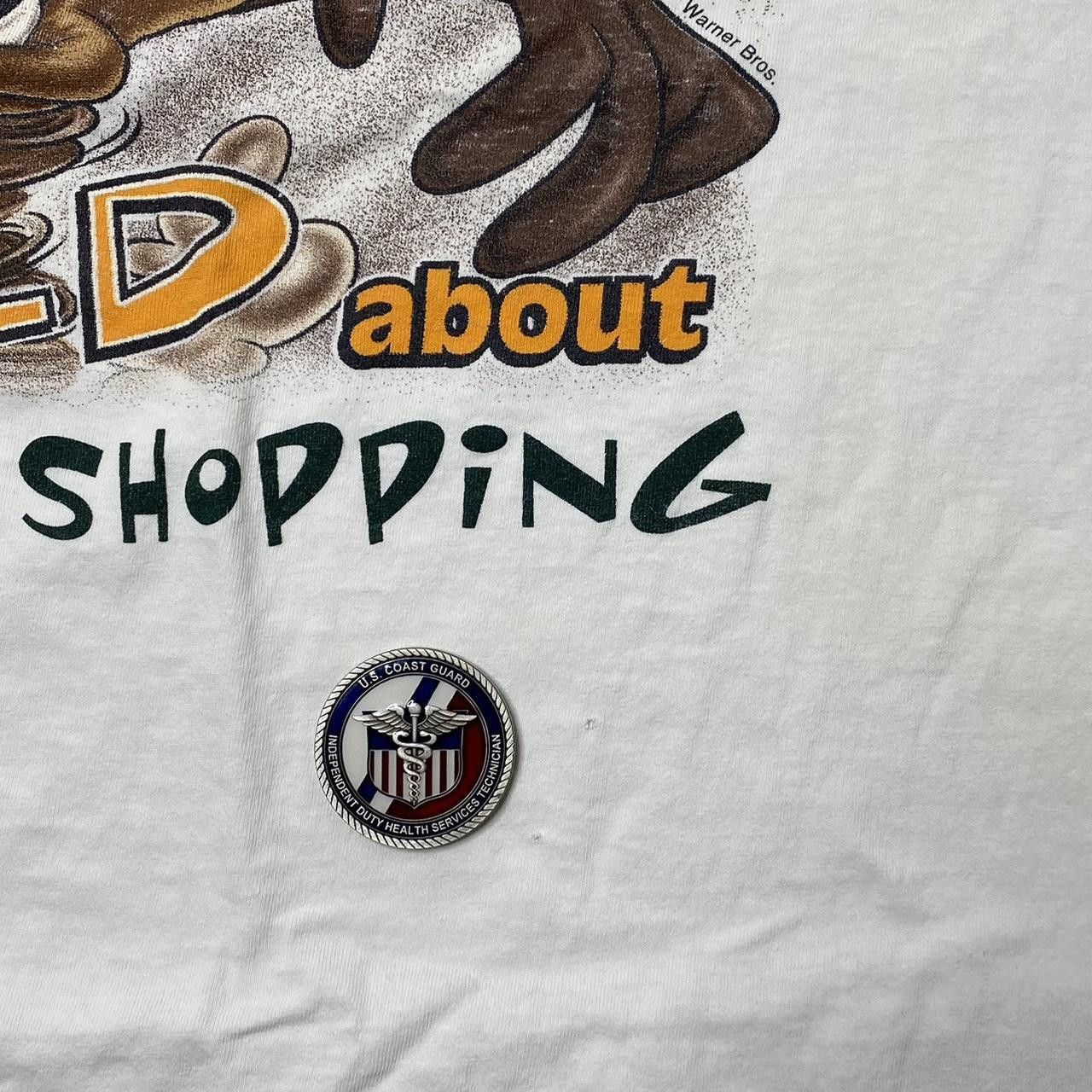 Other Vintage Looney Tunes x Taz White Thrashed Tee Size Large Size US L / EU 52-54 / 3 - 3 Thumbnail