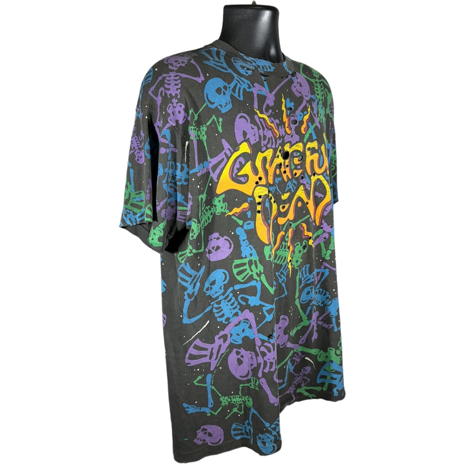 Vintage Vintage Grateful Dead AOP Band Tee Size US XL / EU 56 / 4 - 4 Thumbnail