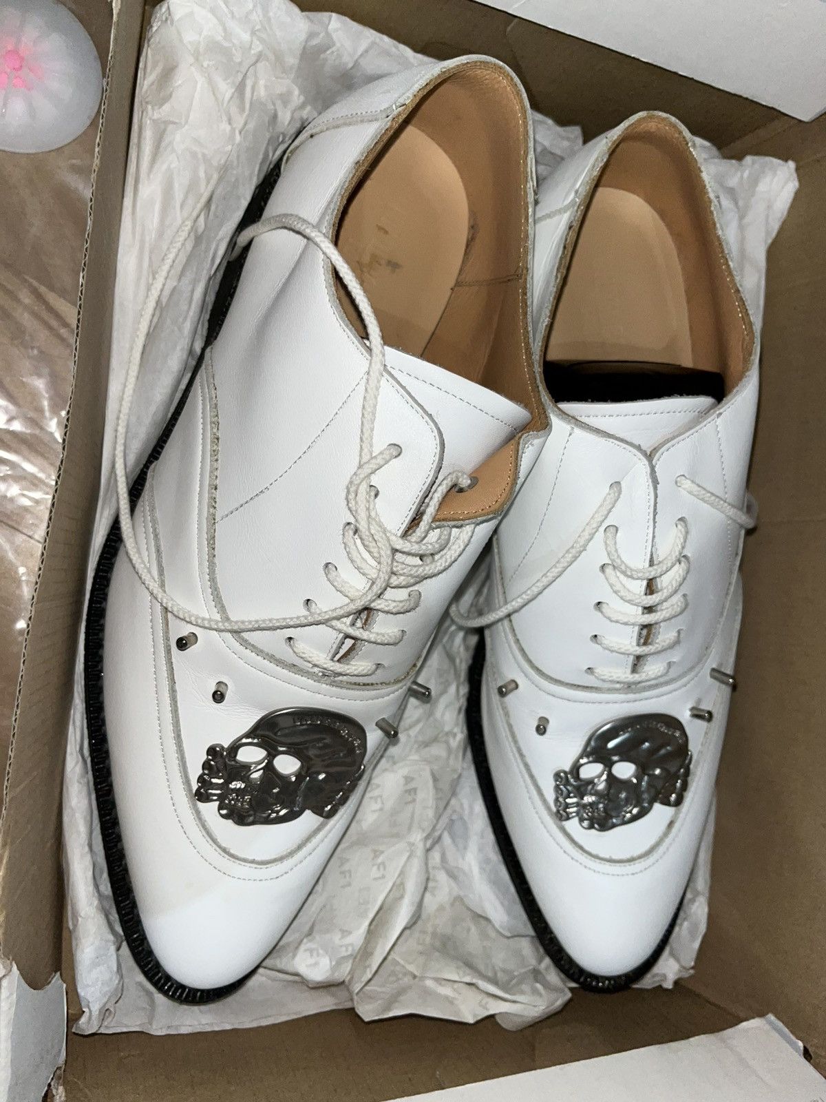 Undercover undercover 2000s skull studded punk shoes Size US 9.5 / EU 42-43 - 4 Thumbnail