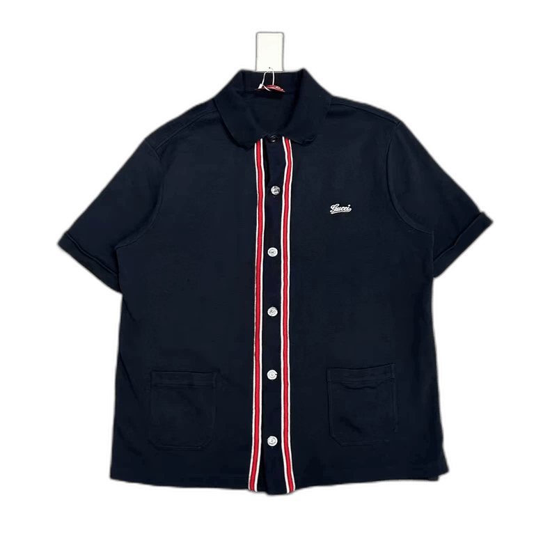 Gucci GUCCI Striped Short Sleeve Polo Shirt-2506 Size US XL / EU 56 / 4 - 1 Thumbnail