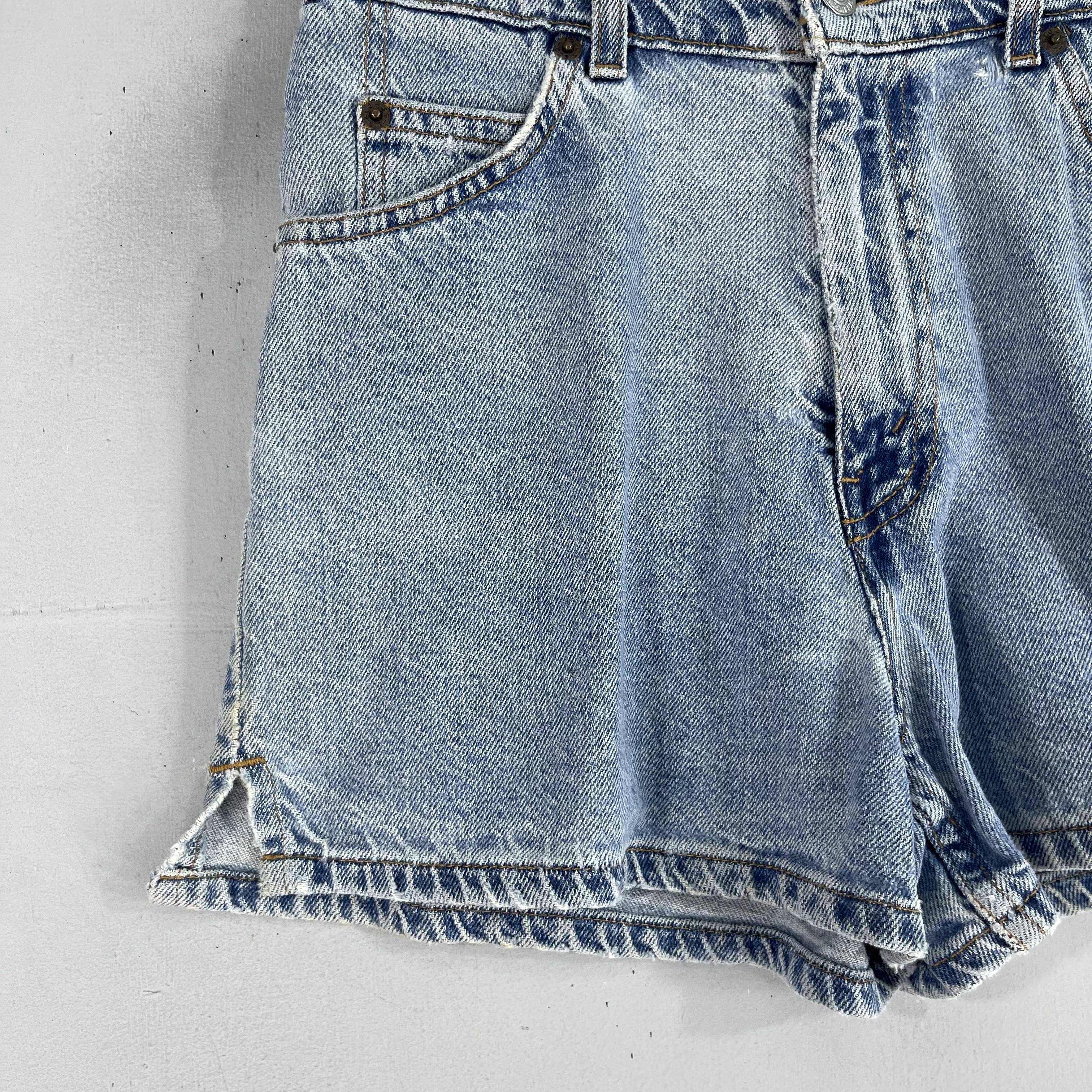 Levi's × Vintage W27 Vintage Levis 342 Distressed Ripped Cutoff Jeans Size 27" / US 4 / IT 40 - 3 Thumbnail