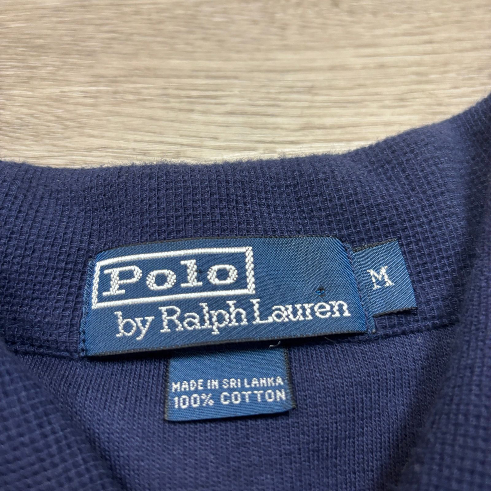 Polo Ralph Lauren × Vintage VTG Polo Ralph Lauren Single Button Stripe Polo Shirt Medium Size US M / EU 48-50 / 2 - 4 Thumbnail