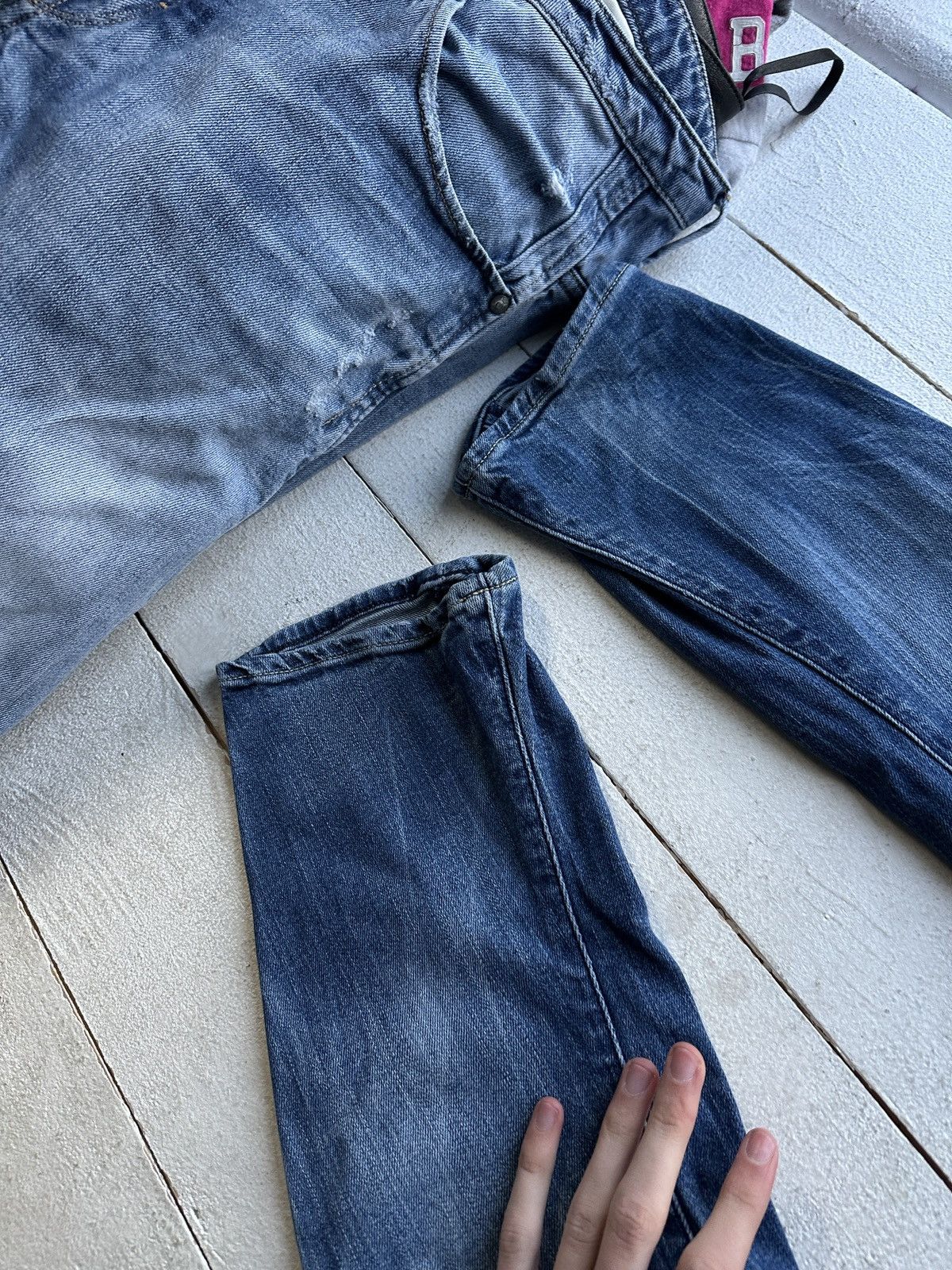 G-Star VNTG🚨96 G STAR RAW Jeans AVANT GARDE Washed Denim y2k 3301 Size 36" / US 14 / IT 50 - 13 Thumbnail