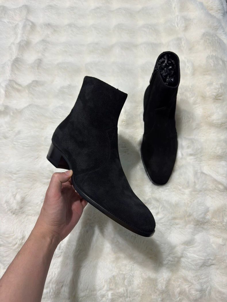 Saint Laurent Paris Saint Laurent ParisSuede boots 2504-Nextarrow Size US 7 / EU 40 - 2 Thumbnail