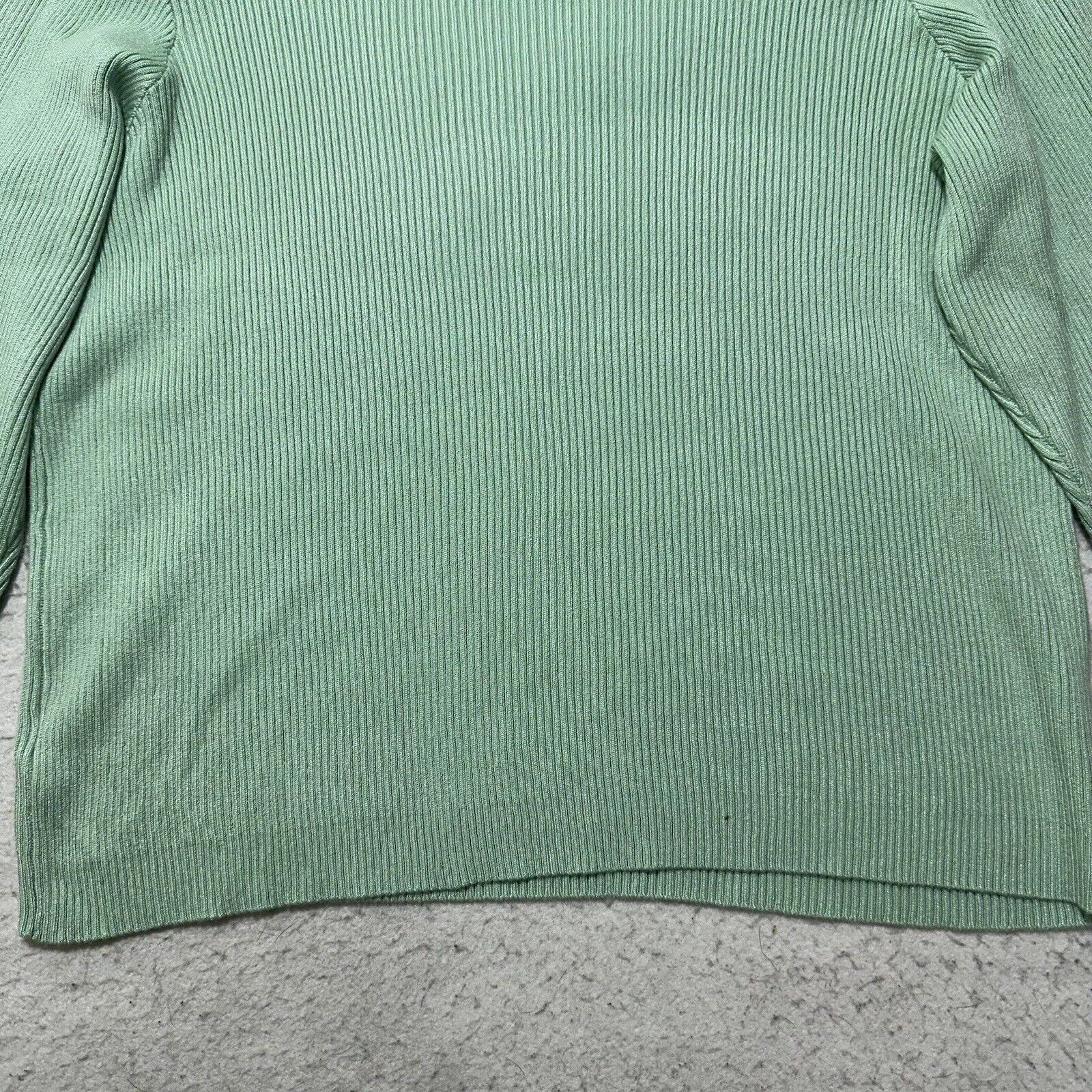Other Ophelia Roe 1X Scoop Neck Ribbed Stretch Pullover Sweater Size XL / US 12-14 / IT 48-50 - 12 Thumbnail