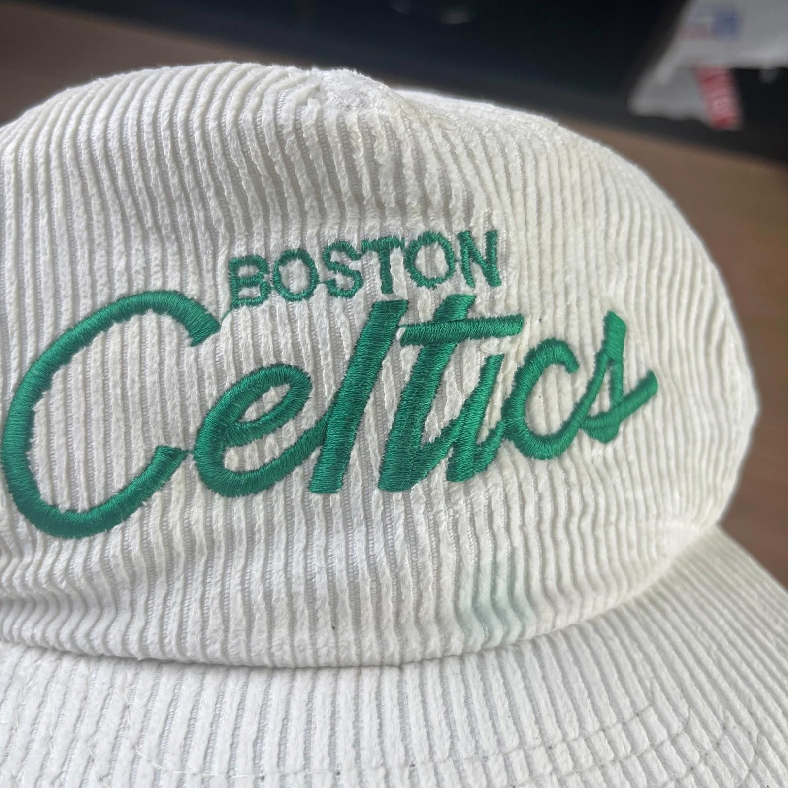 Sports Specialties Vintage Boston Celtics Script Sports Specialties Hat Size ONE SIZE - 2 Thumbnail