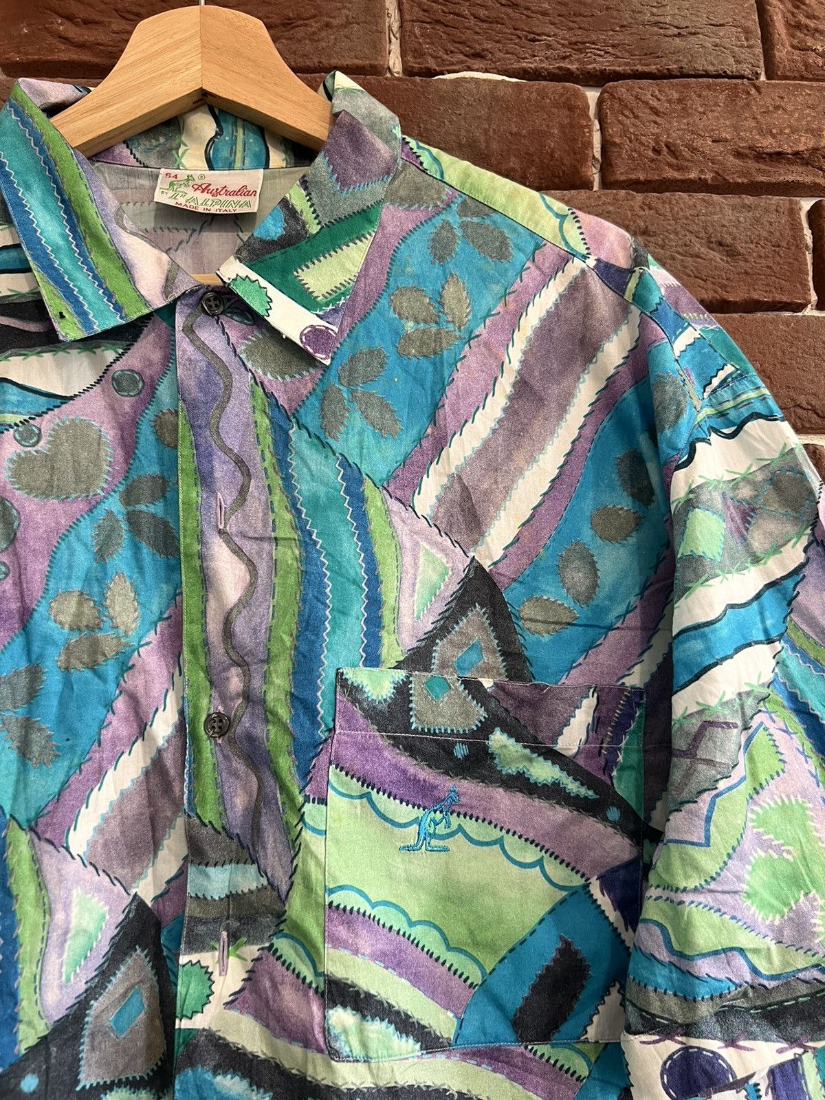 Vintage Rare Vintage 90s Australian L’alpina Button Shirt Gabber Size US L / EU 52-54 / 3 - 4 Thumbnail