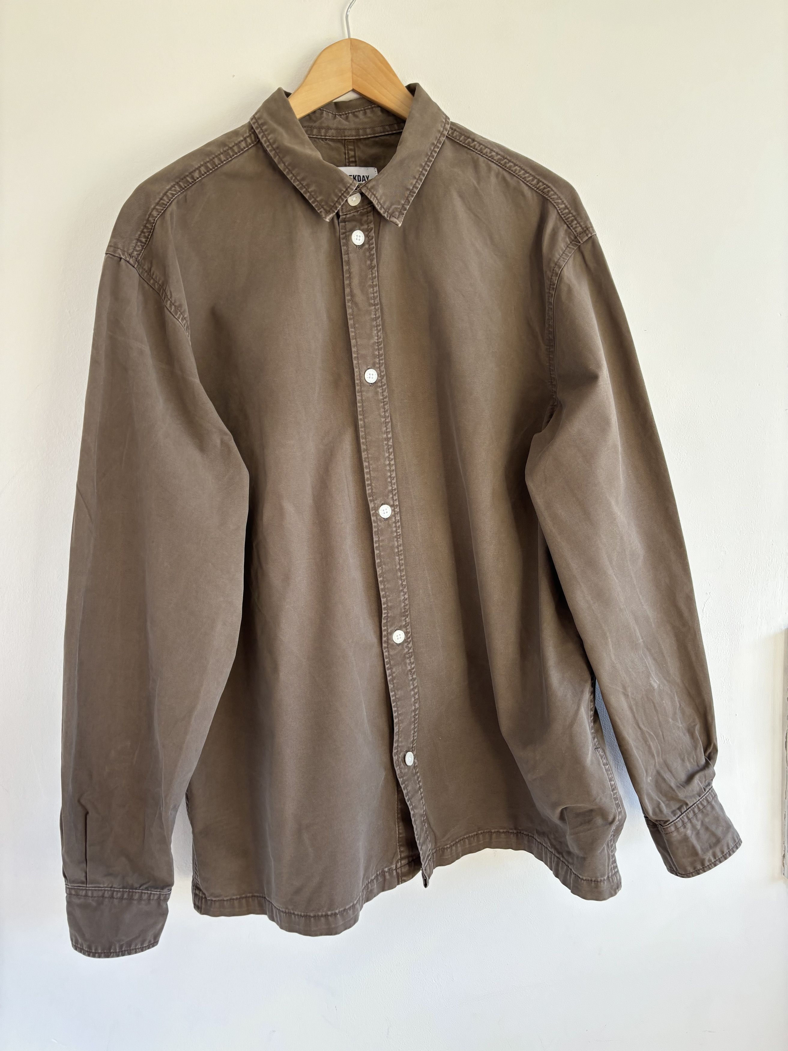 Weekday Weekday Carlo Sunbleached Shirt Size US M / EU 48-50 / 2 - 6 Thumbnail