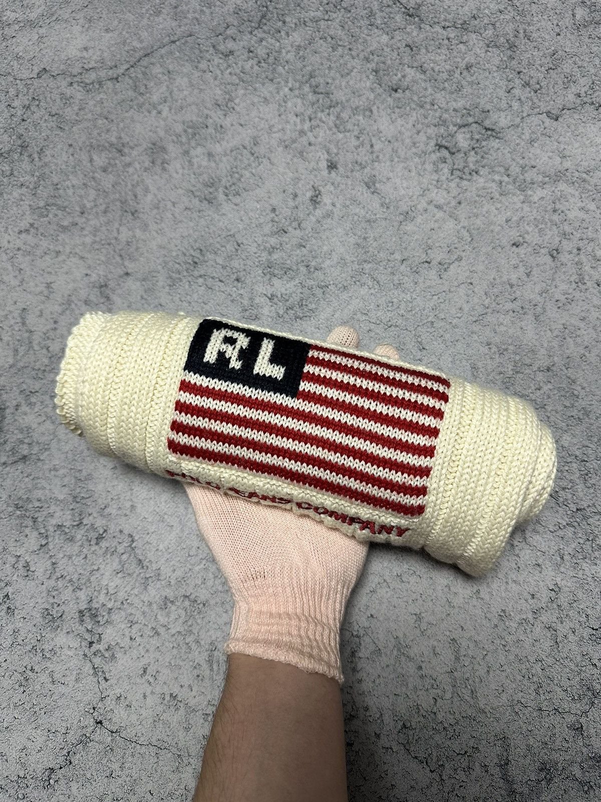 Ralph Lauren Vintage Polo Ralph Lauren Jeans Company USA Flag Scarf Size ONE SIZE - 7 Thumbnail