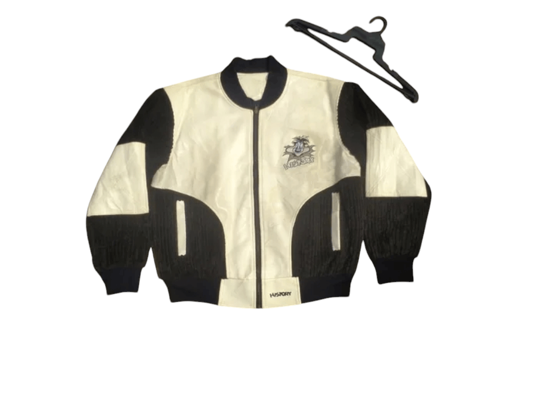 Japanese Brand HISTORY EMBROIDERED SMILEY SKUNK BOMBER JACKET Size US XL / EU 56 / 4 - 1 Thumbnail