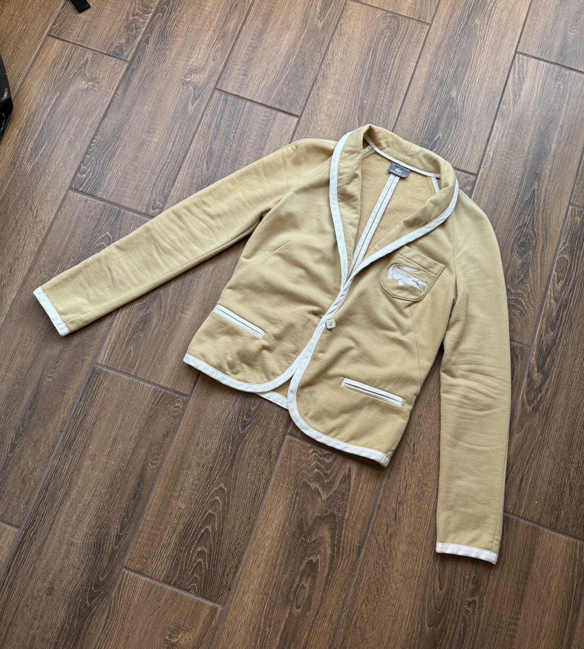 Lacoste × Vintage Women’s Lacoste Cotton Blazer size 36 Size XS / US 0-2 / IT 36-38 - 4 Thumbnail