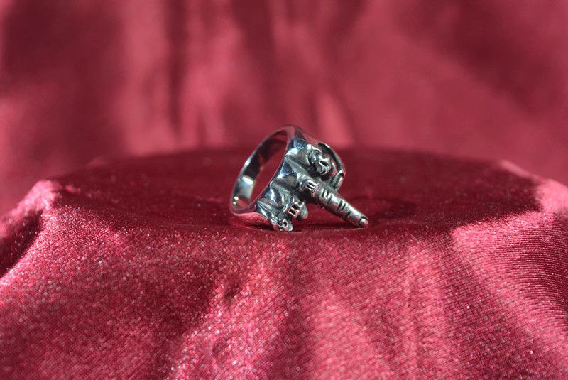 Jewelry Fxck Hip-hop Jewelry Rings Open Size Chrome Ring (Size 7-13) Size ONE SIZE - 3 Thumbnail