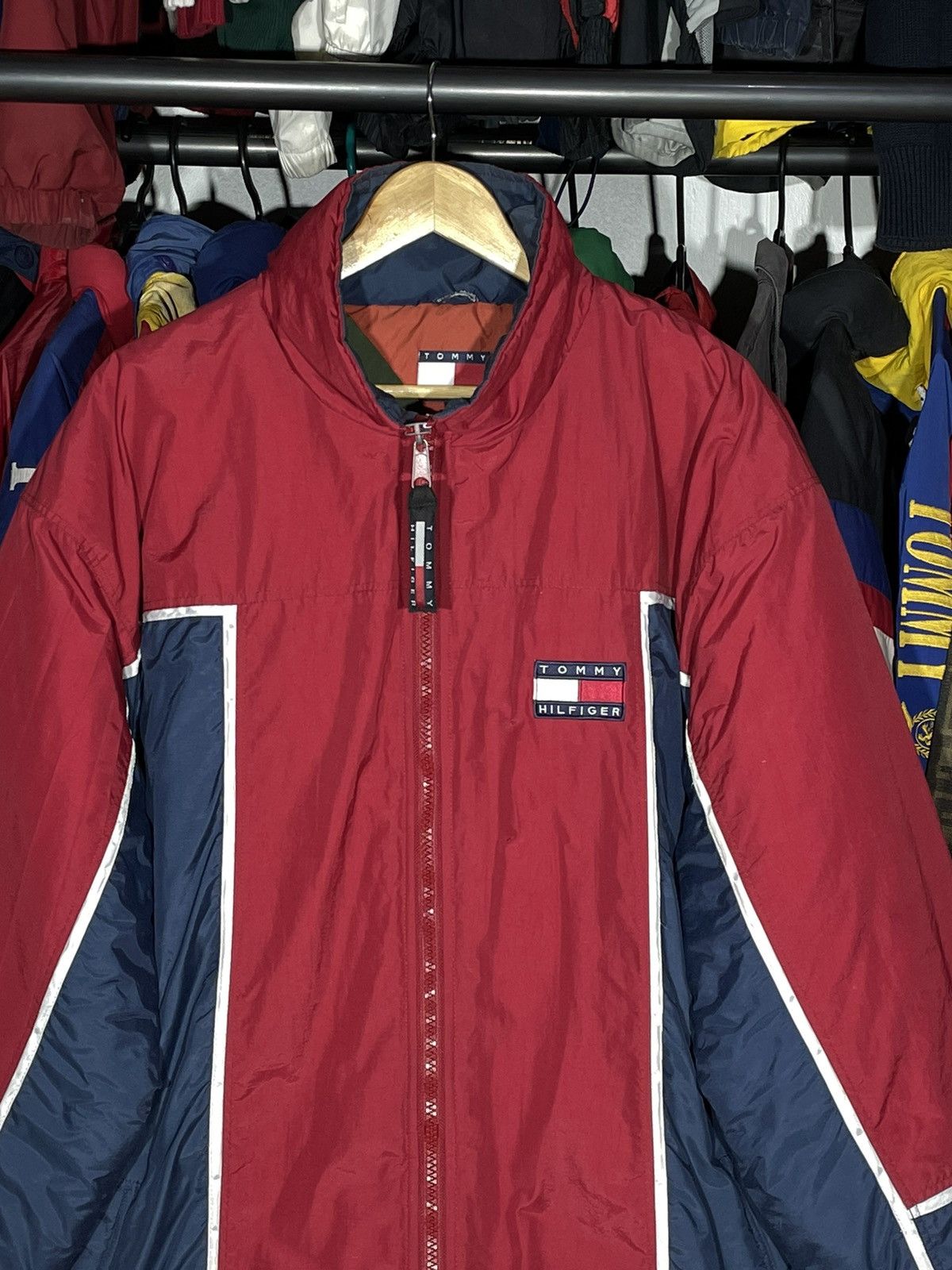 Tommy Hilfiger × Vintage Jacket Tommy Hilfiger Big Flag 90’s Vintage Size US XL / EU 56 / 4 - 8 Thumbnail