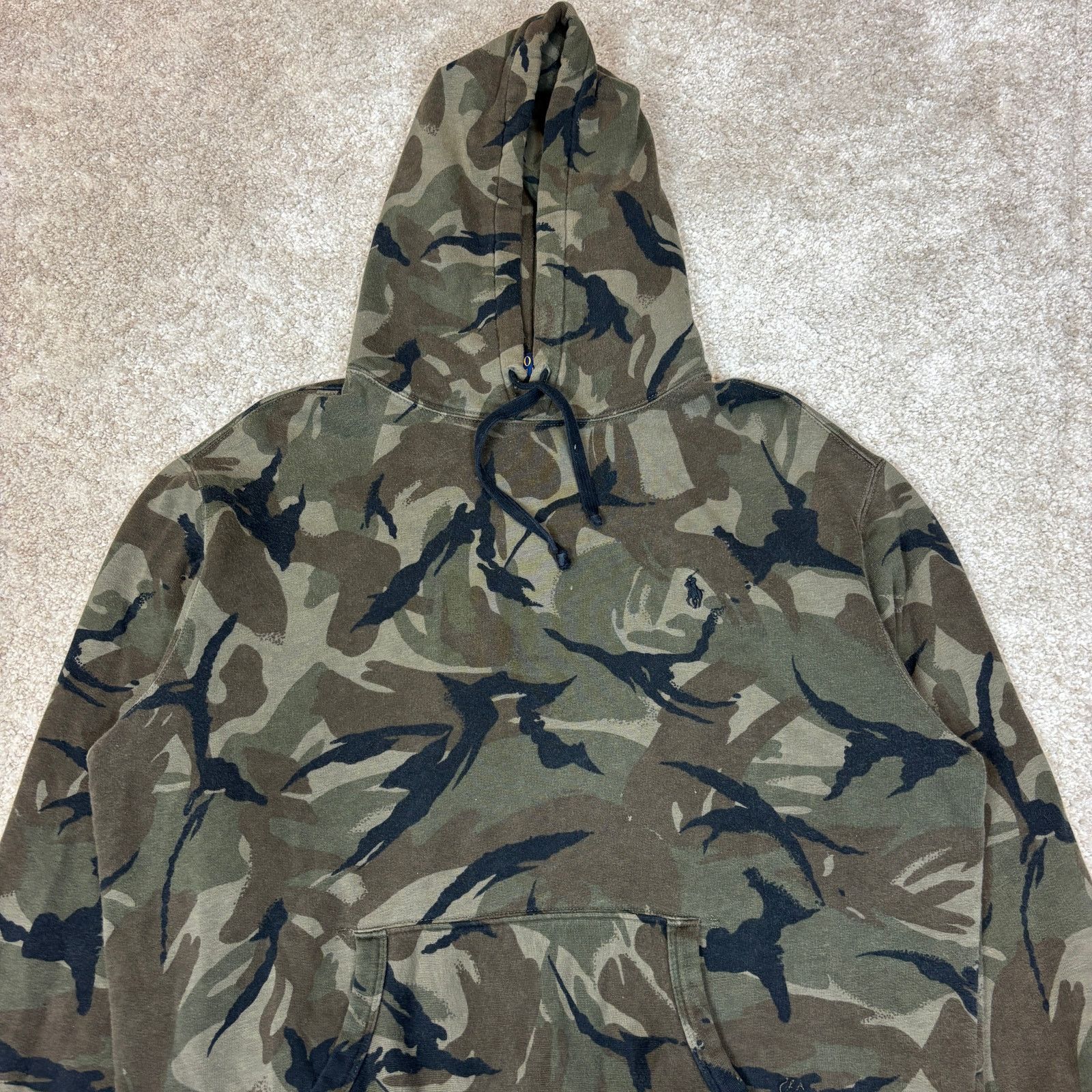 Polo Ralph Lauren Polo Ralph Lauren Camo Hoodie Sweatshirt Men's Large Lounge Size US L / EU 52-54 / 3 - 2 Thumbnail