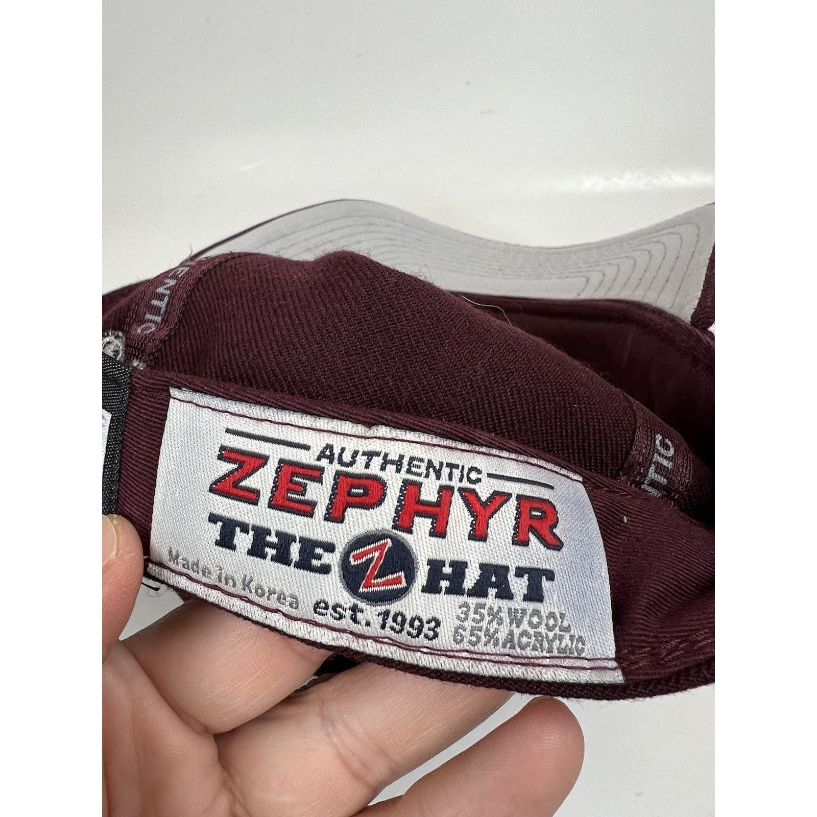 Zephyr Vintage Texas A&M Aggies Fitted Hat Cap Size 7 3/8 Zephyr Wo Size ONE SIZE - 9 Thumbnail