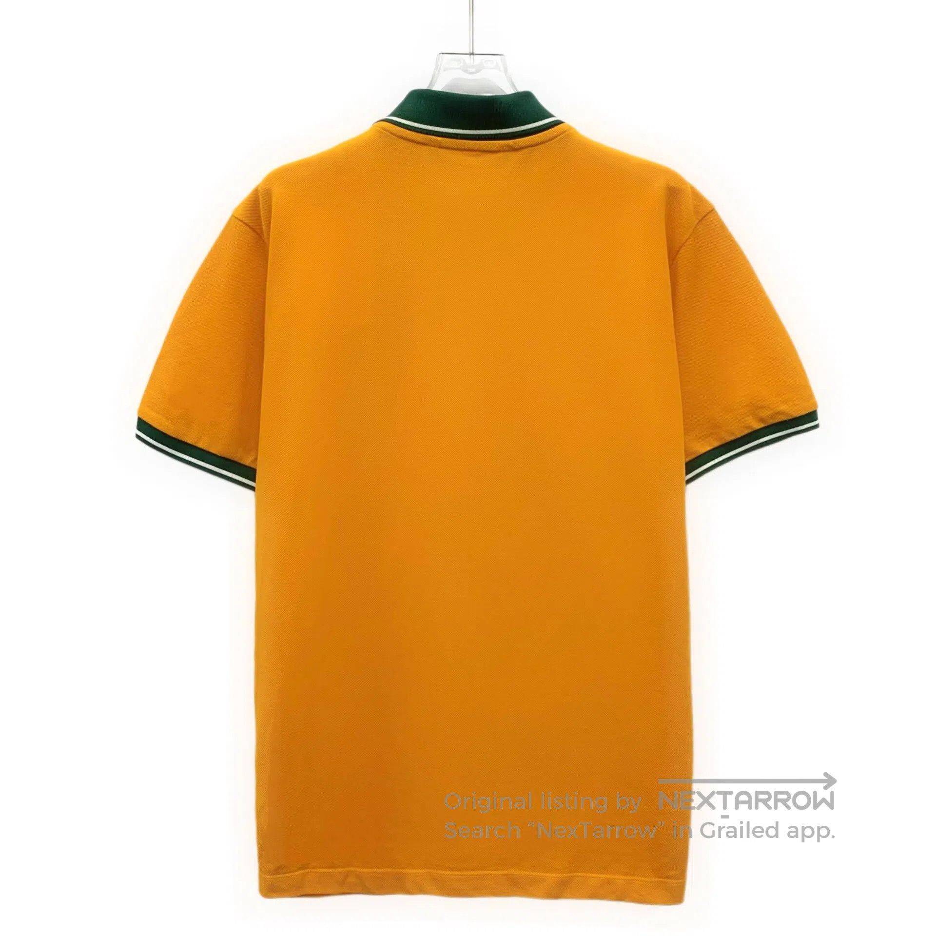 Moncler Moncler Yellow logo patch cotton collar single-breasted sh Size US L / EU 52-54 / 3 - 2 Thumbnail
