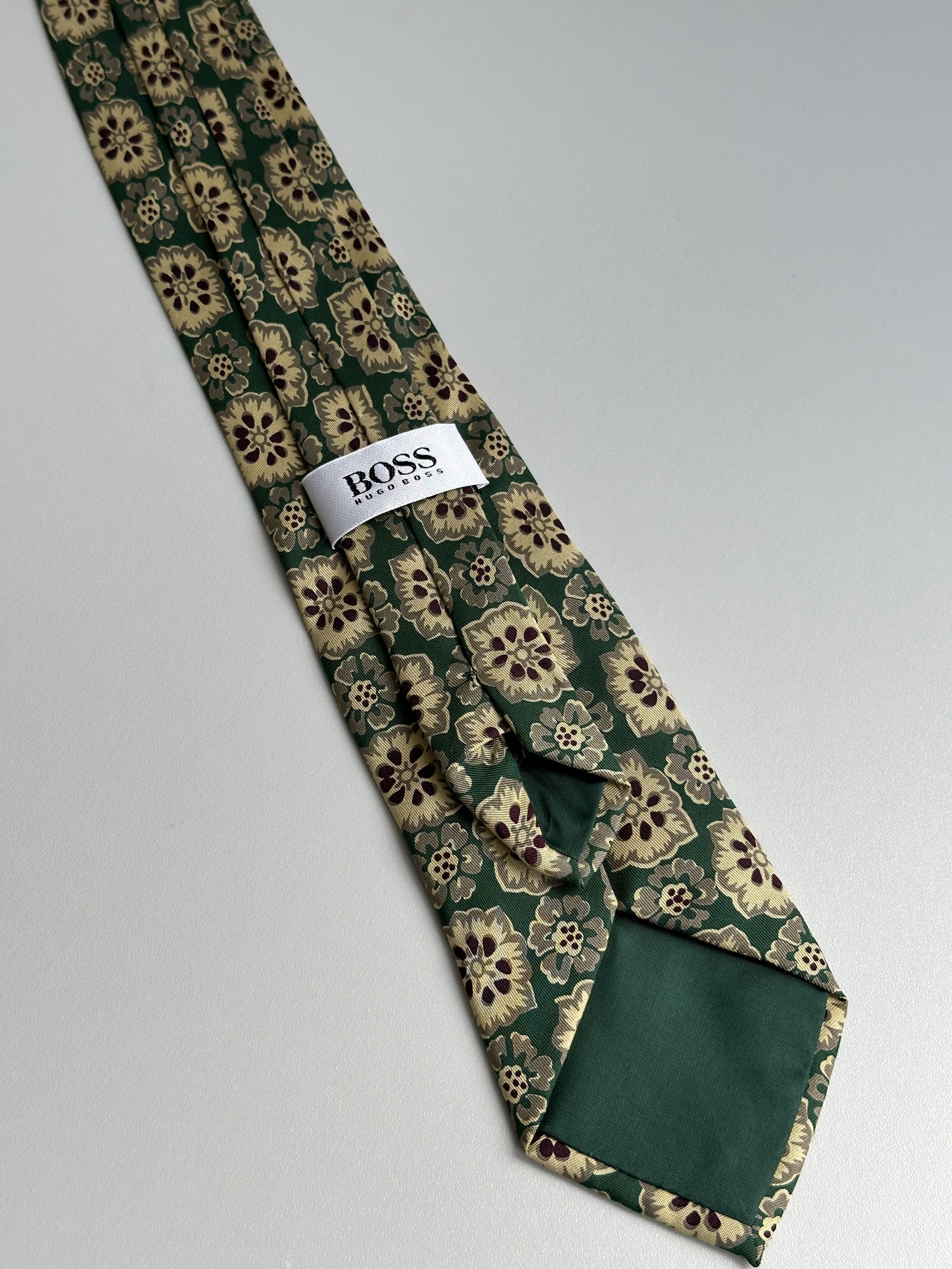 Hugo Boss × Vintage Vintage Hugo Boss Silk Tie Size ONE SIZE - 3 Thumbnail