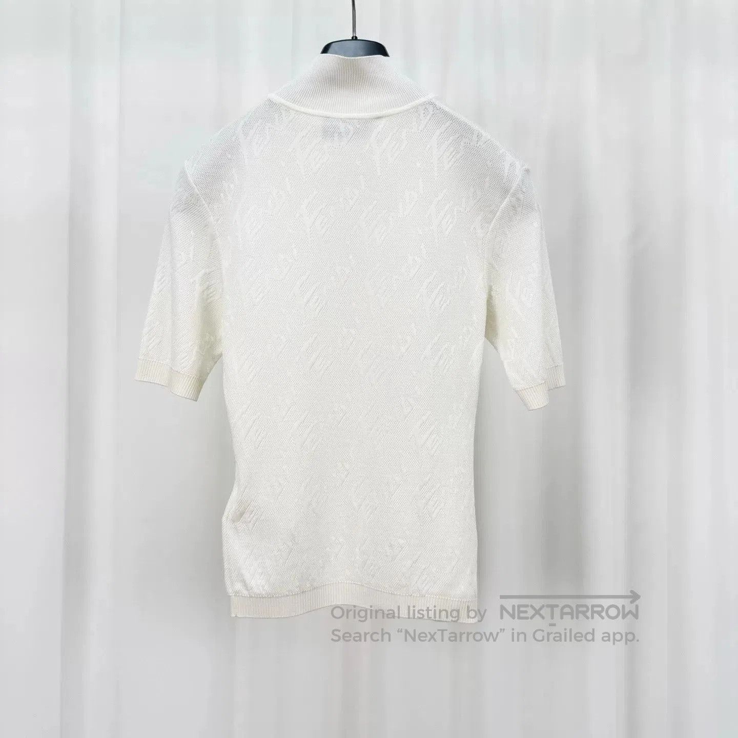Fendi Fendi Logo Print Knit Short Sleeve. Size S / US 4 / IT 40 - 2 Thumbnail