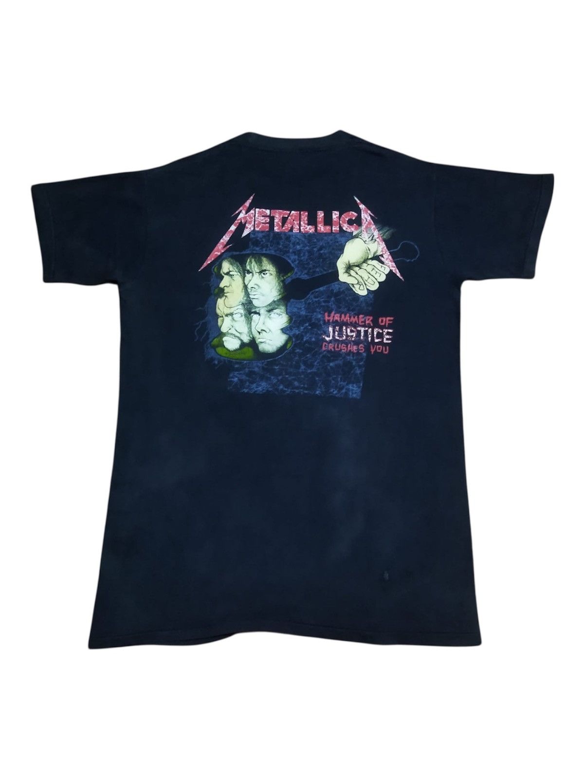 Metallica Vintage 1988 Metallica Damaged Justice Tee Size US L / EU 52-54 / 3 - 2 Thumbnail