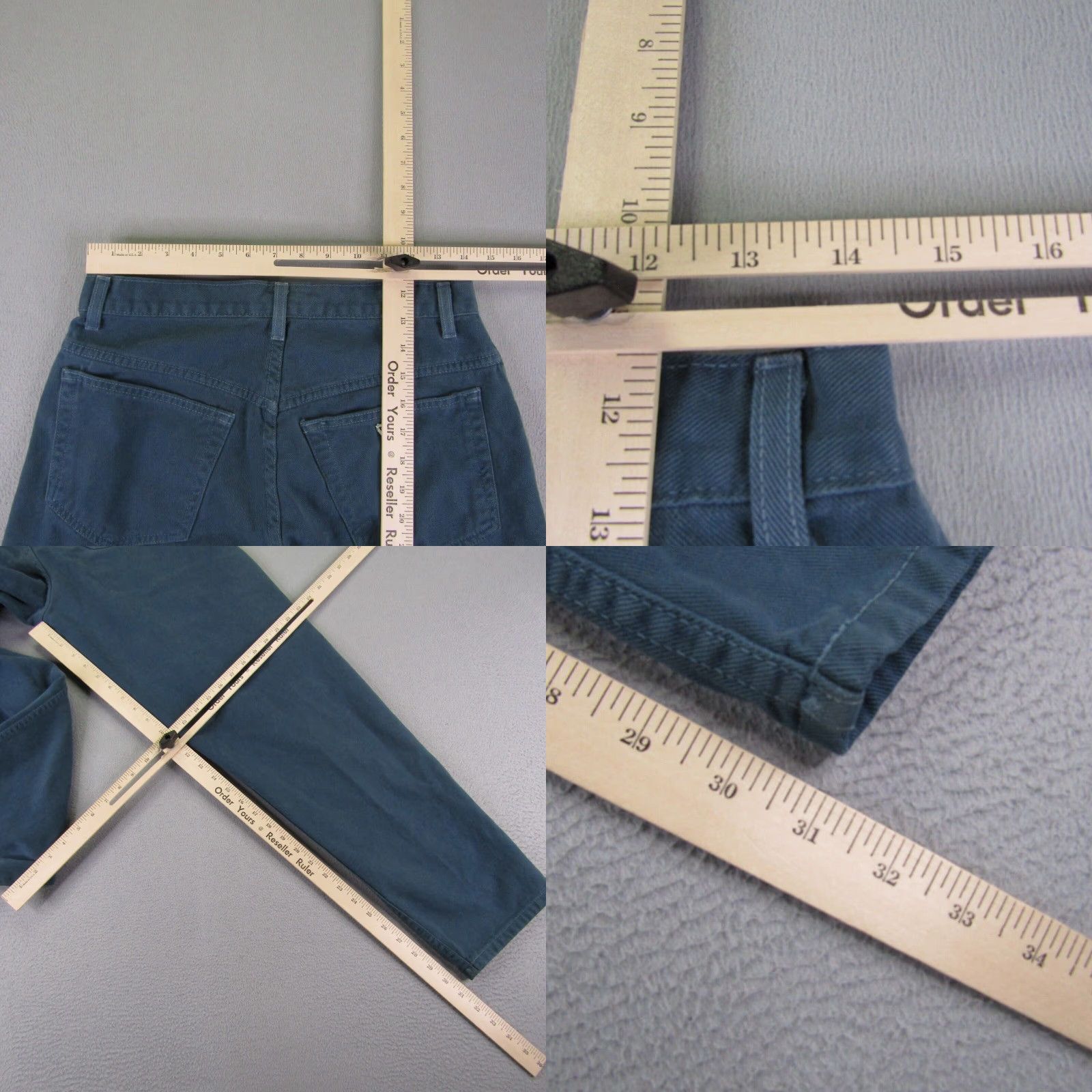 Guess VINTAGE Guess Jeans Mens 33x31 Denim Jeans Blue 90s 33x31 TAPERED Relaxed Fit USA Mens Jeans Size US 29 - 8 Thumbnail