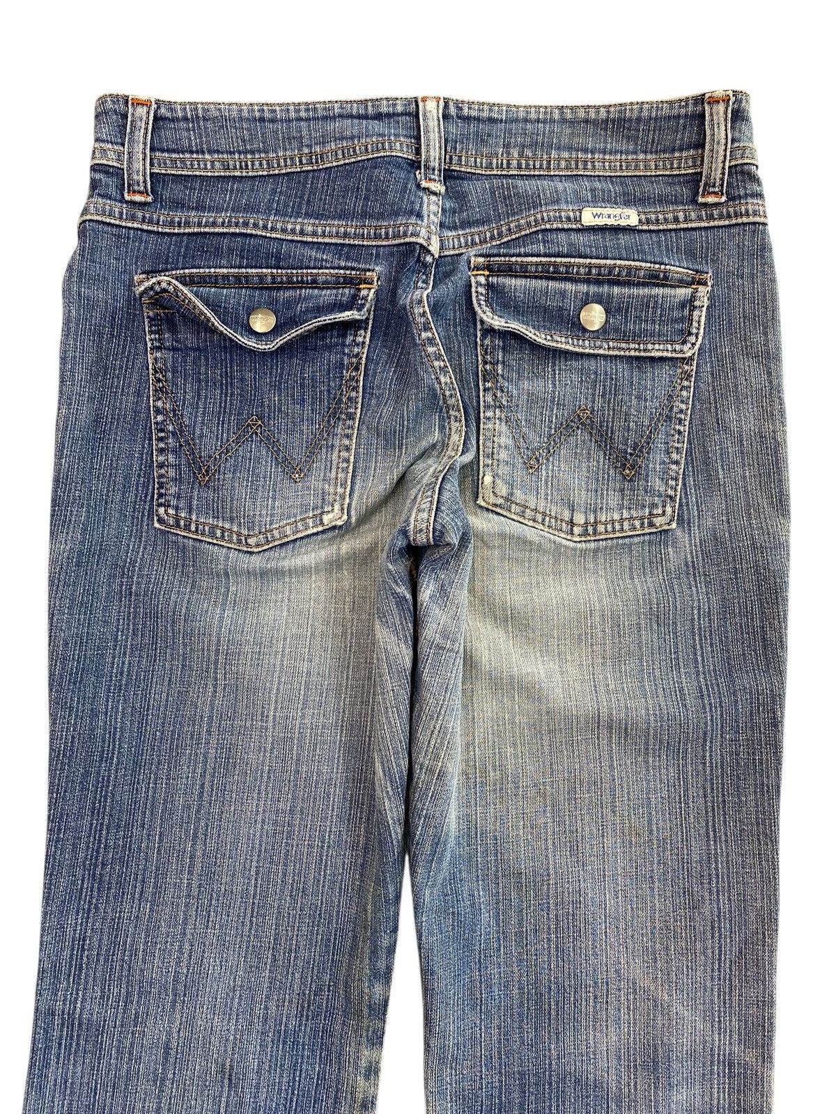 Wrangler Wrangler Bush Pant Faded Wash Style Flare Jeans Size US 29 - 4 Thumbnail