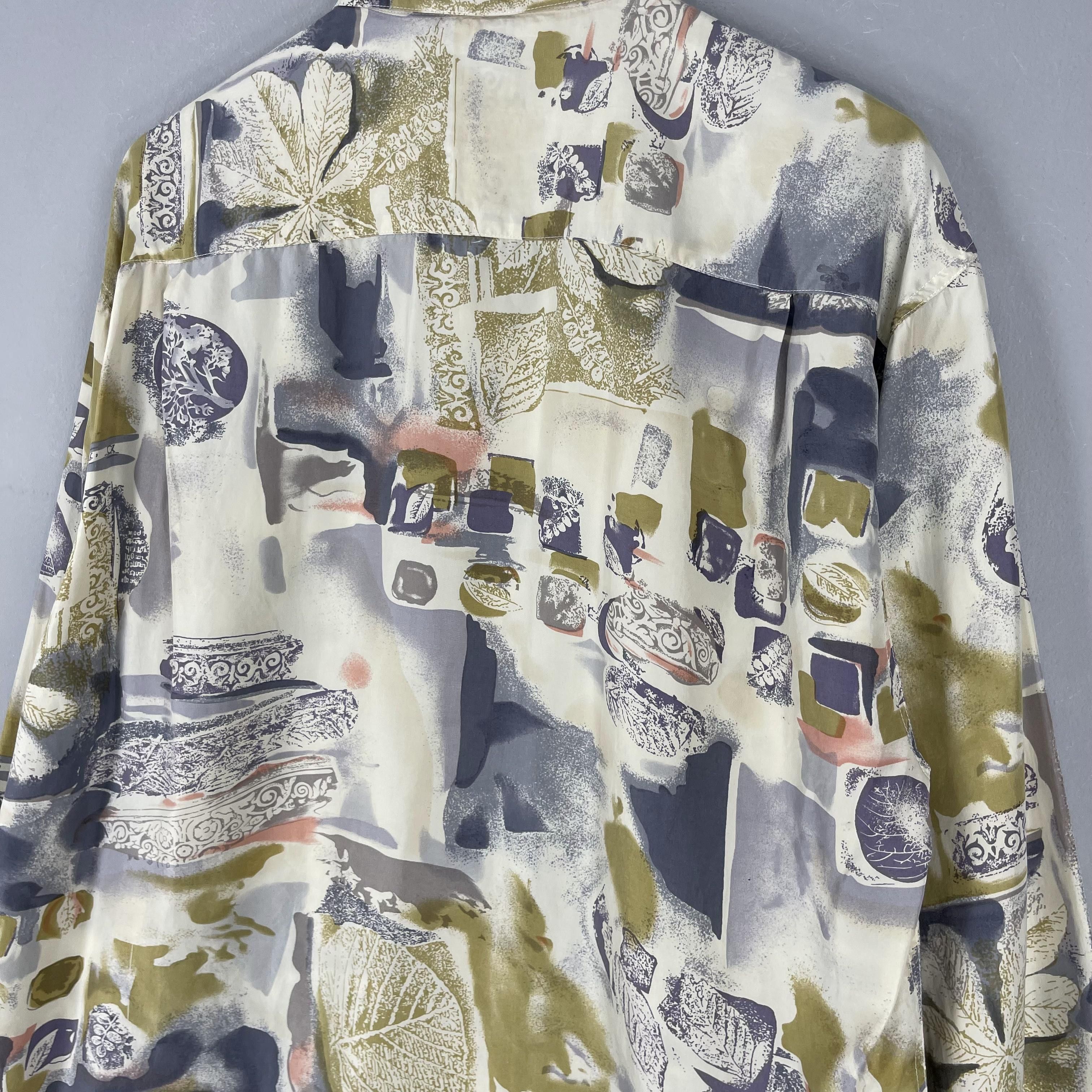 Japanese Brand Vintage ALIAN DELON Pop Art Paint Motive Artwork Shirt Size US L / EU 52-54 / 3 - 10 Thumbnail