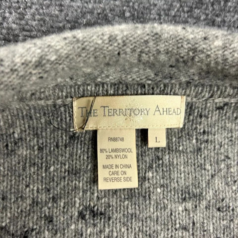 The Territory Ahead The Territory Ahead Cardigan Womens Large Sweater Lambswool Size L / US 10 / IT 46 - 2 Thumbnail
